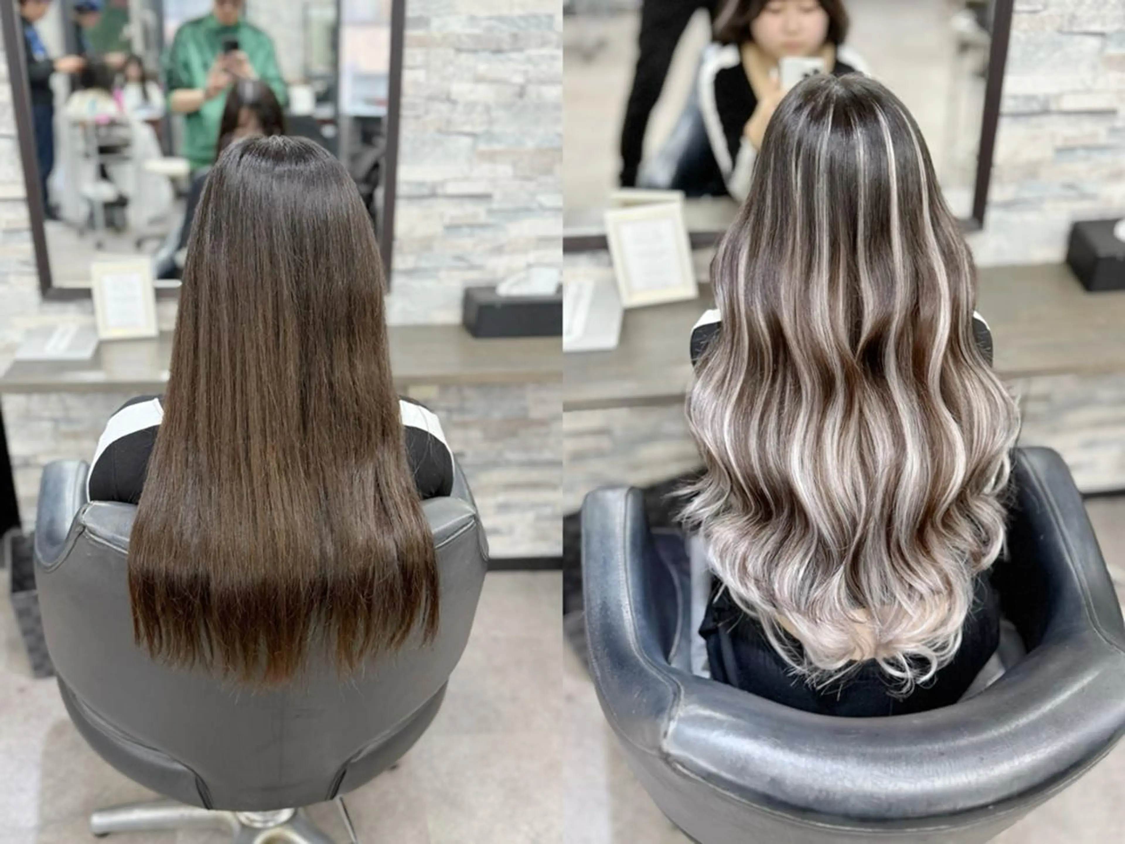 ロング エクステ 💎馴染むエクステ ×カラーTOMO💎のヘアスタイル