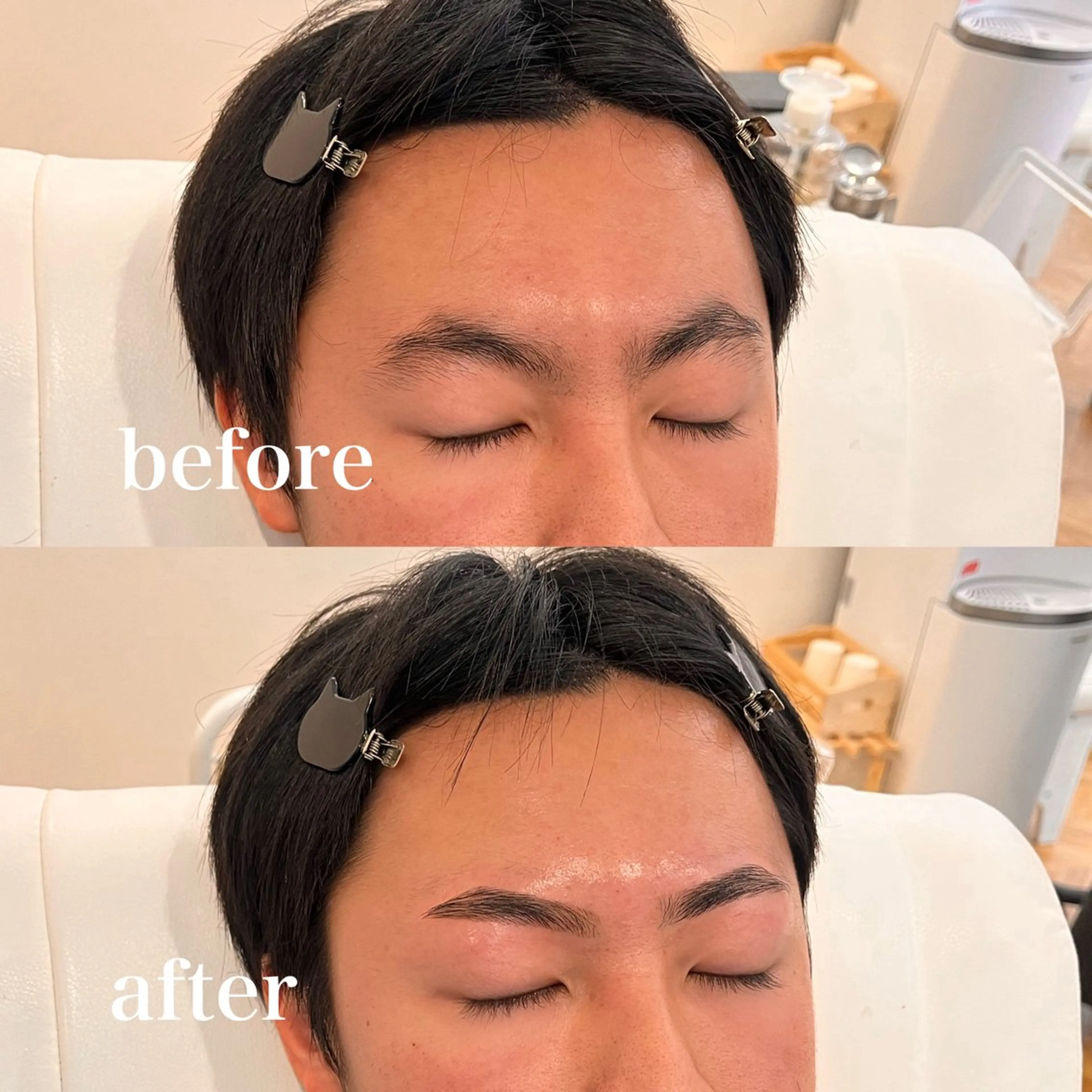 メンズ アイブロウ ワックス脱毛 眉カット その他(アイブロウ) 八田 紗希の眉毛・アイブロウイメージ