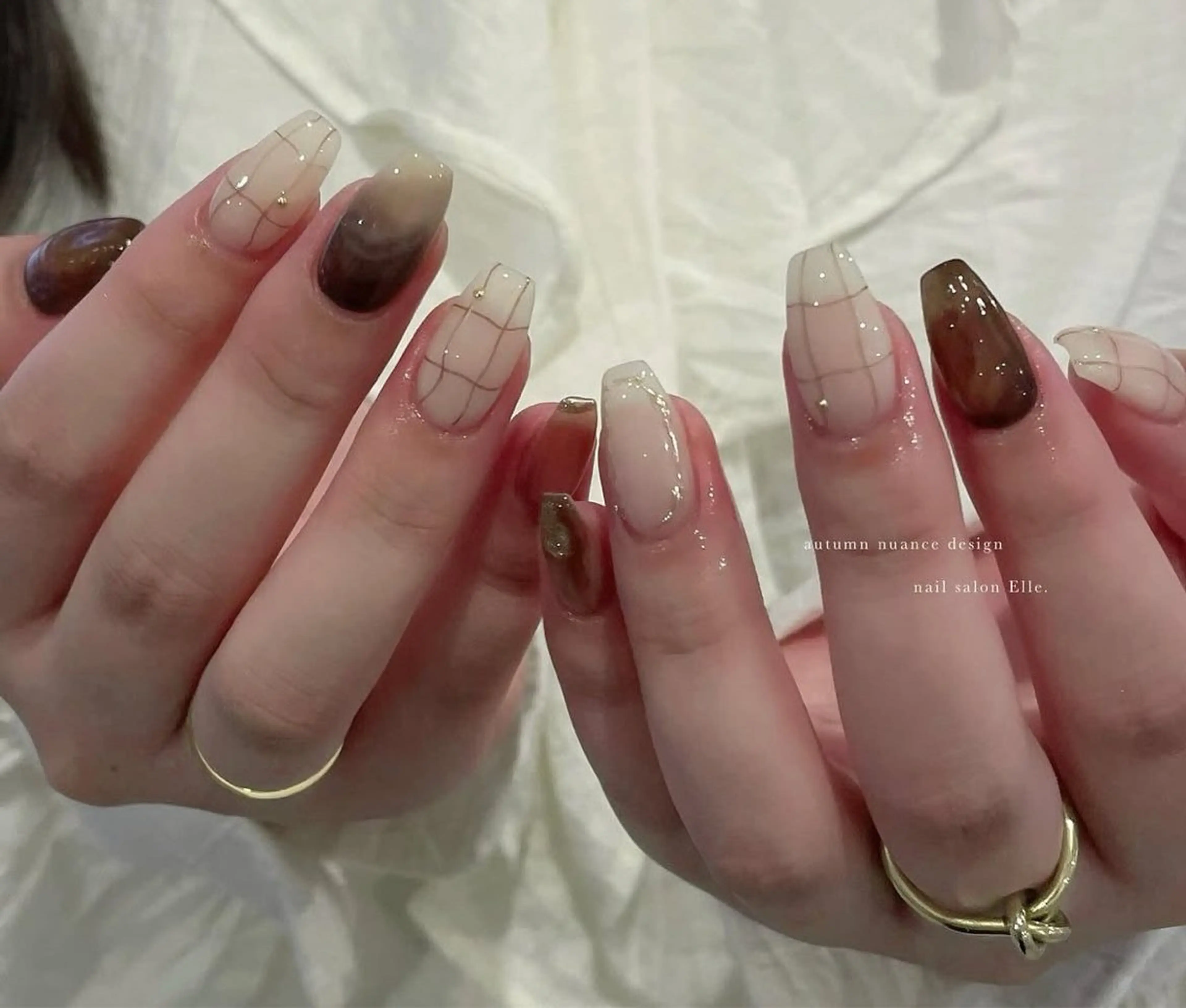 ネイル アートネイル オーロラネイル チークネイル フレンチネイル ガラスフレンチ ハンドネイル 🎀🎀YooLi Nail Salonのネイルデザイン