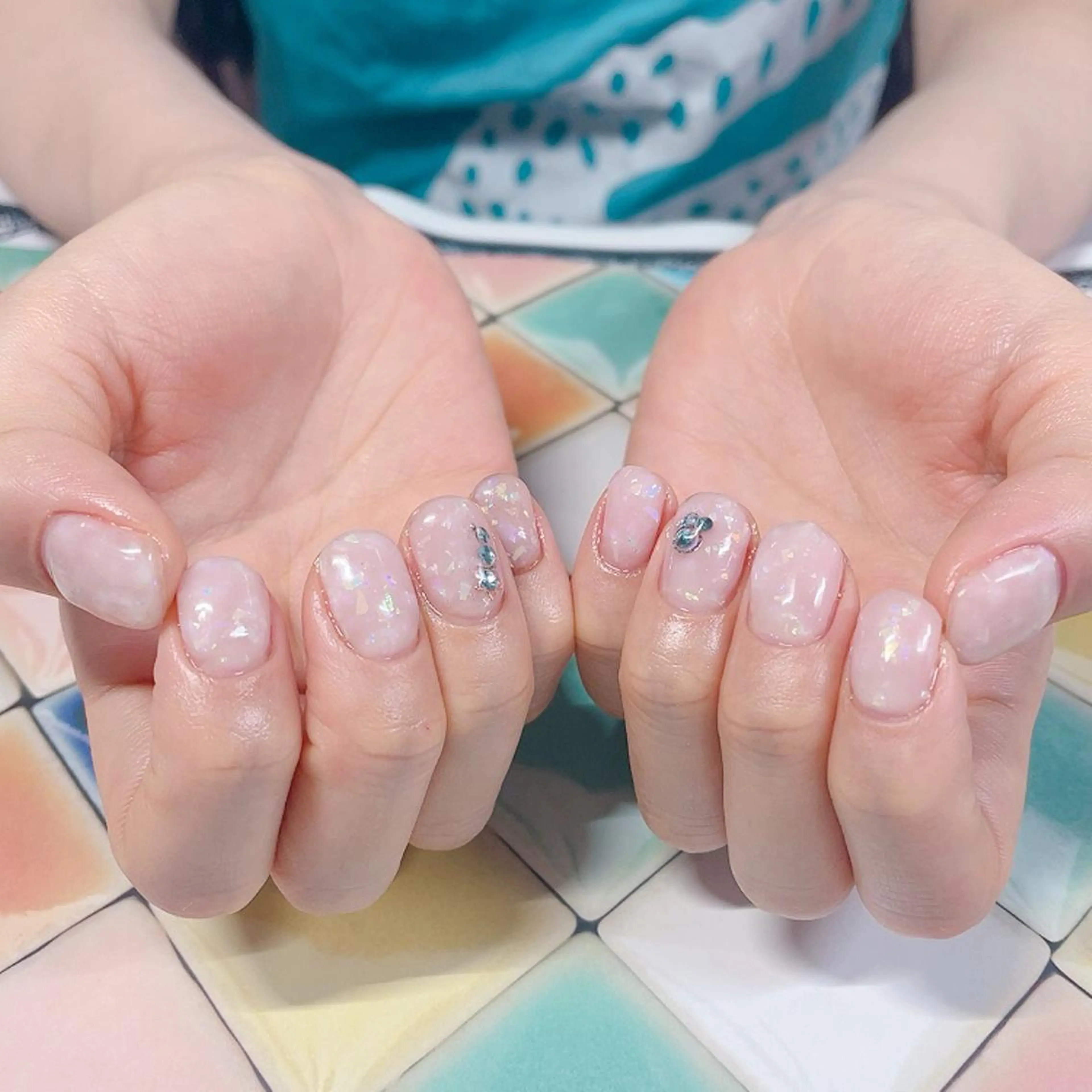 ネイル ワンカラーネイル 奥園 良恵のネイルデザイン