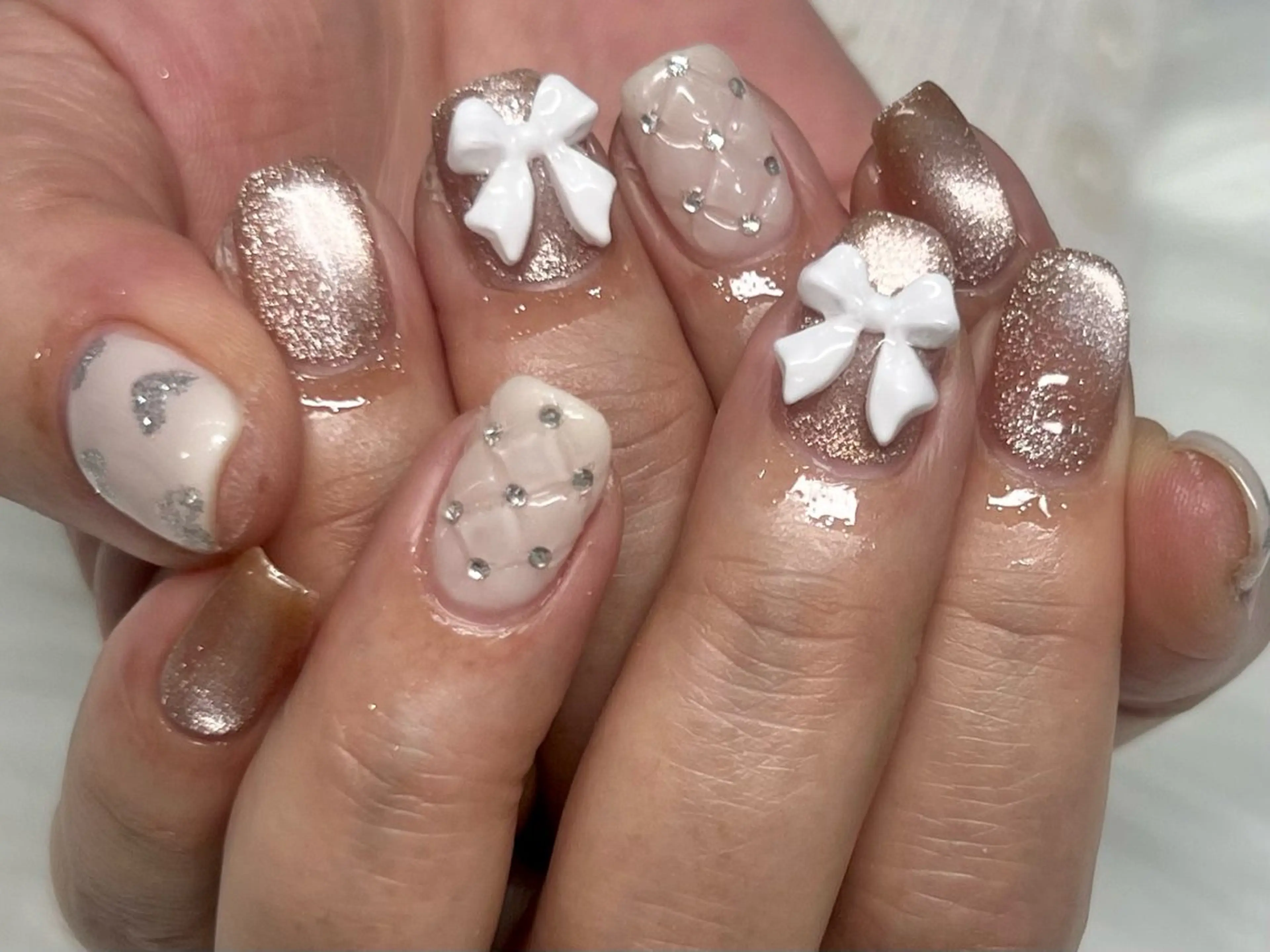 ネイル ジェルネイル マグネットネイル image 小玉莉乃のネイルデザイン