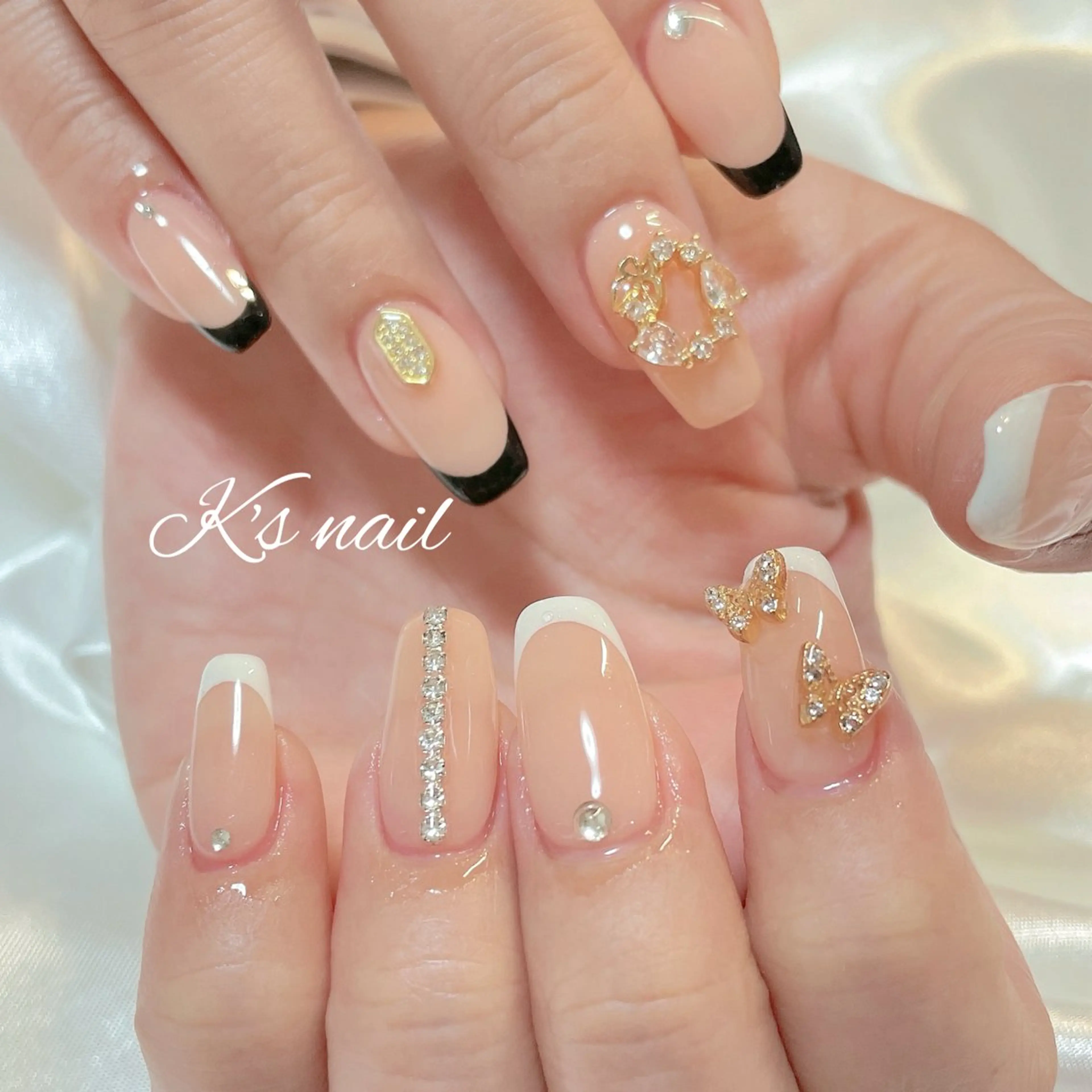 ネイル フレンチネイル シンプルネイル K's nail kotoeのネイルデザイン