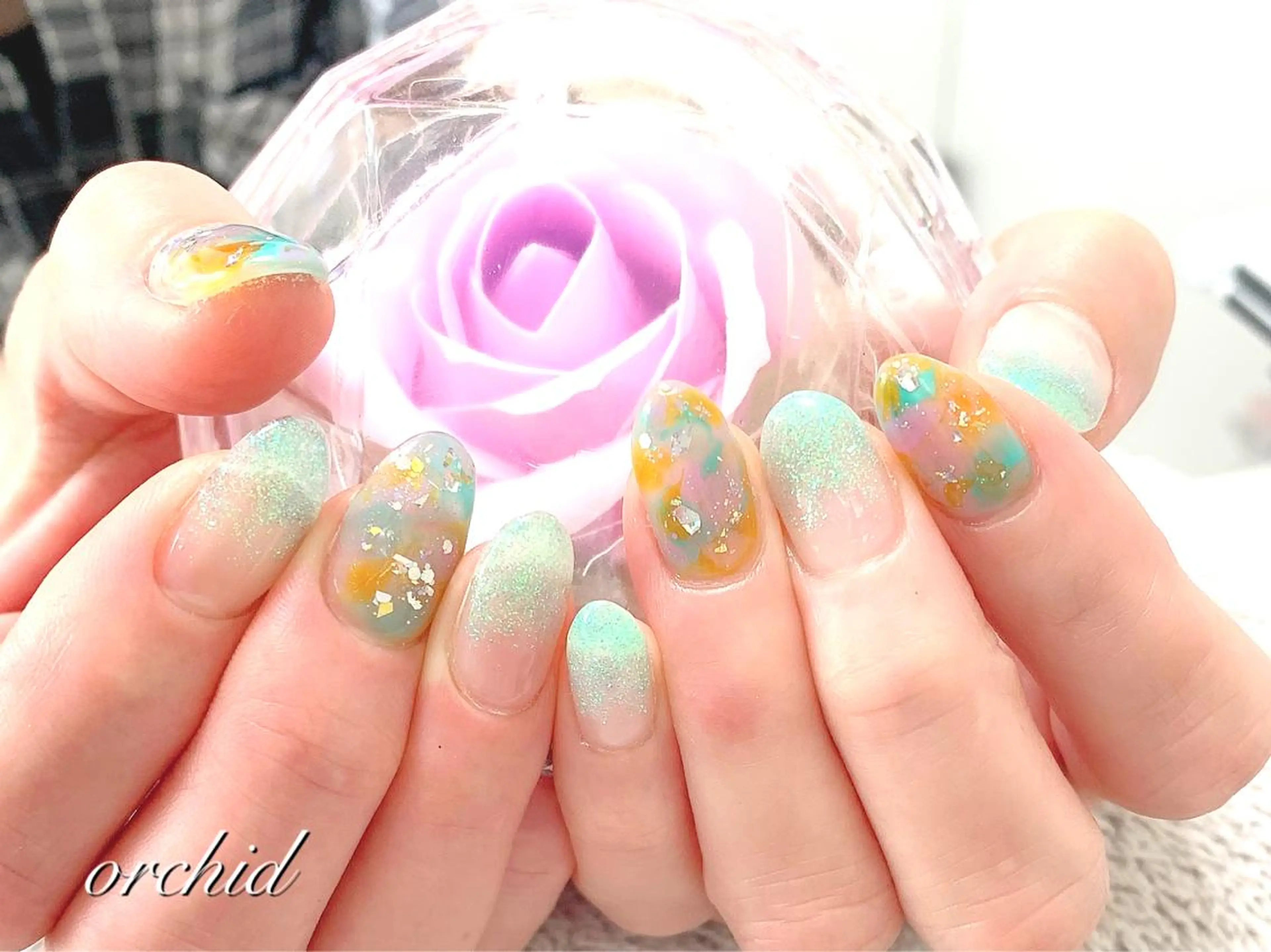 ネイル orchid ♡オーキッドのネイルデザイン