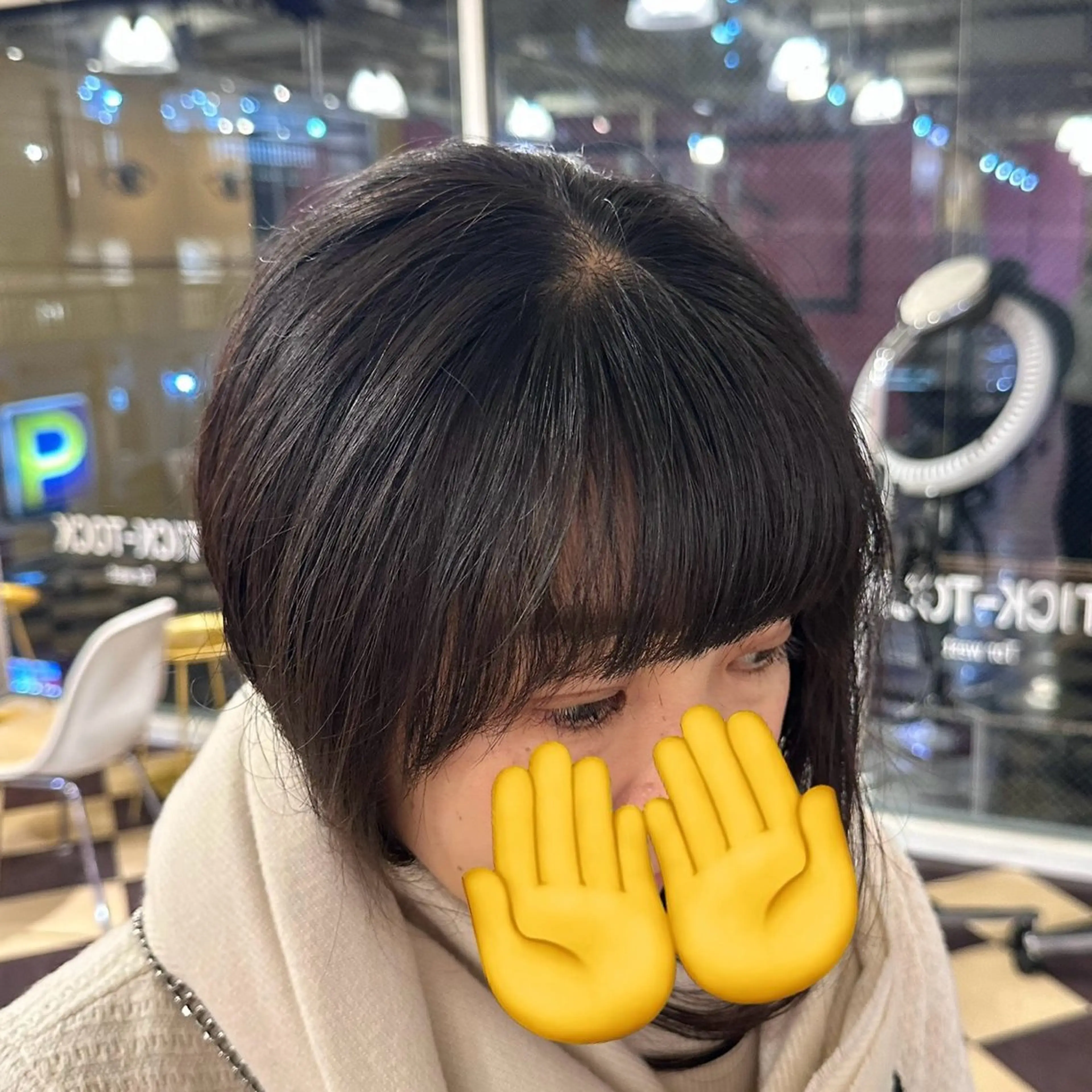 パーマ デザインカラー/中性 ウルフ/mitsuのヘアスタイル