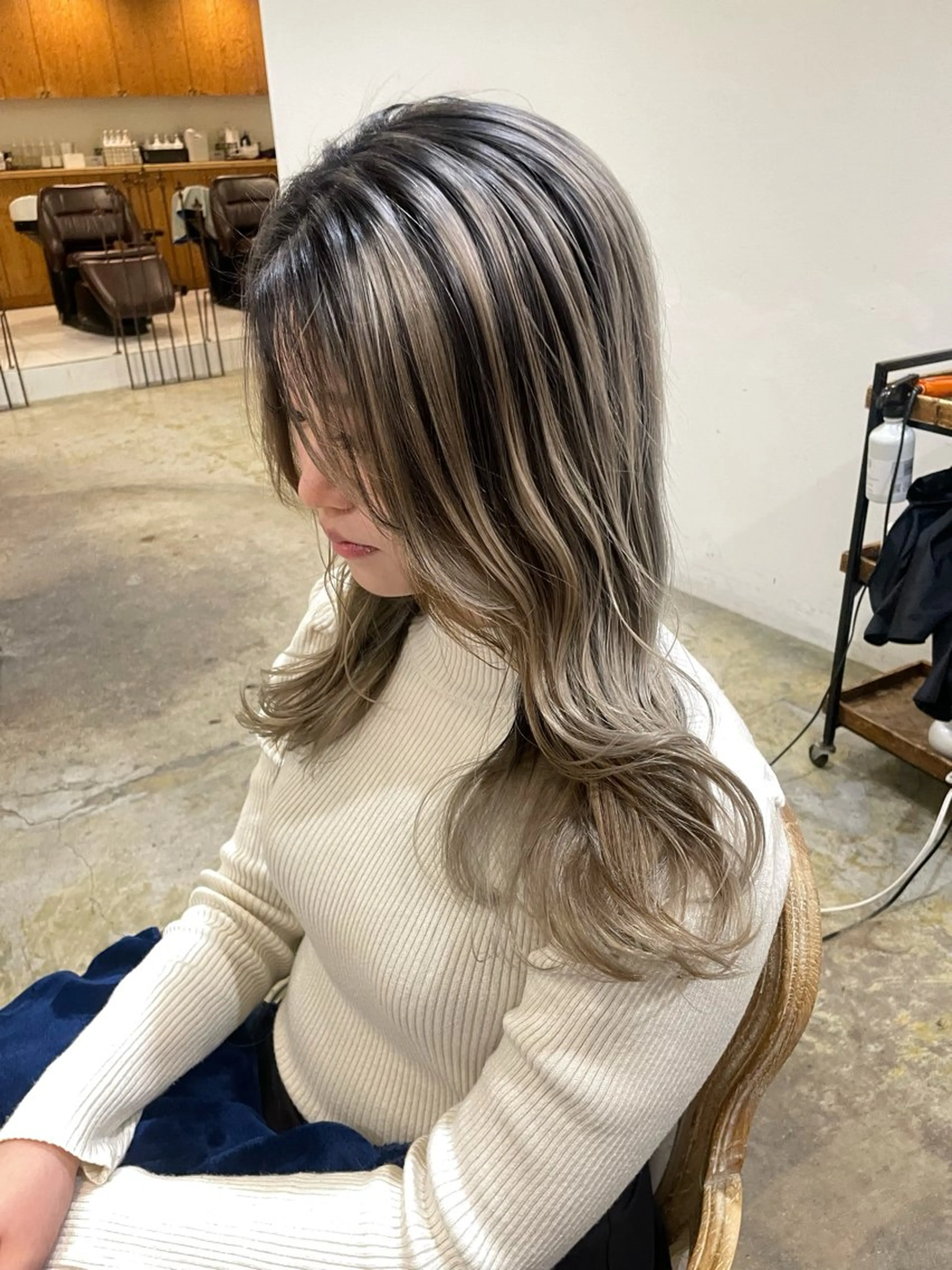 ロング バレイヤージュモデル 小林匠❤️‍🔥のヘアスタイル