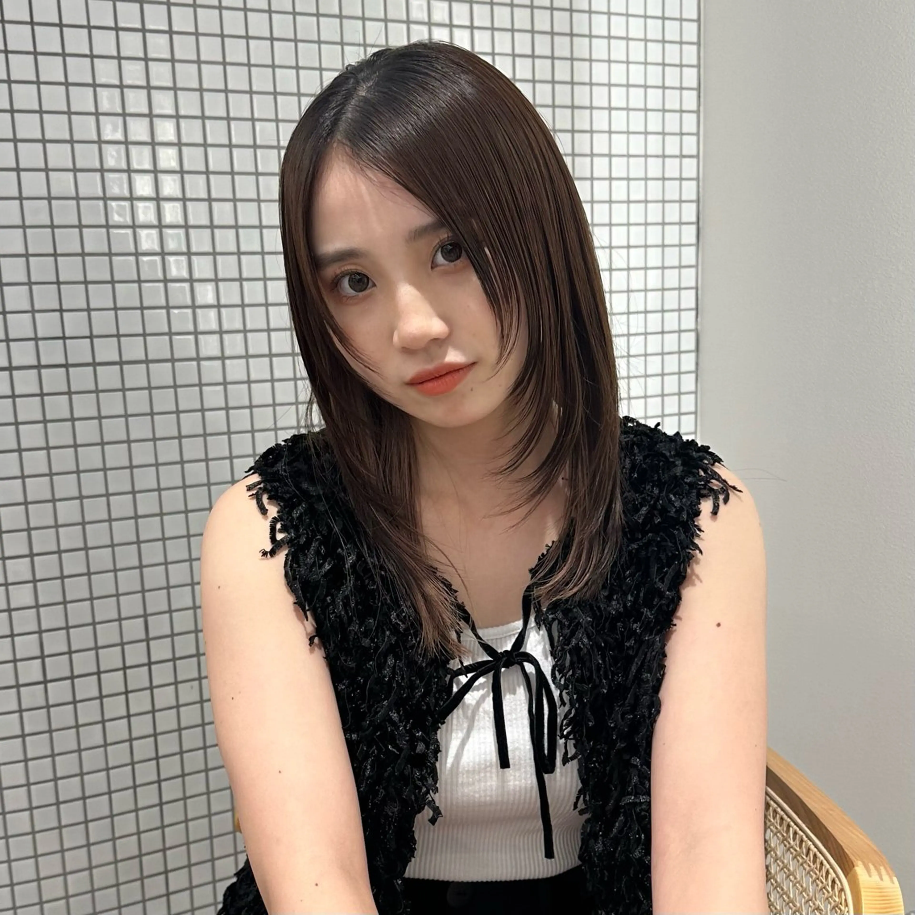 ミディアム カラー ヘアカラー トリートメント 🫧もも🫧 ／メンズ〜レディースのヘアスタイル