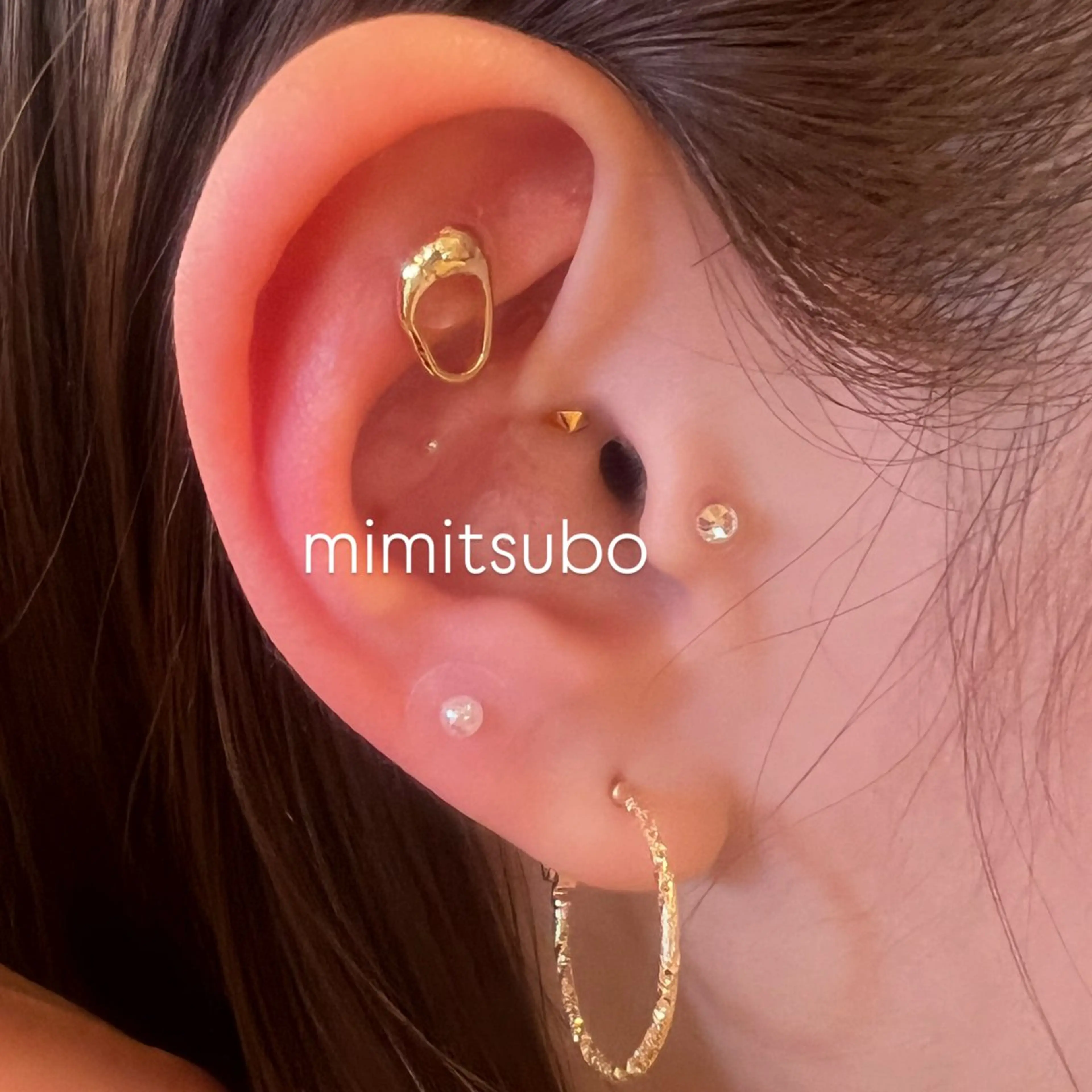 耳つぼジュエリーの写真