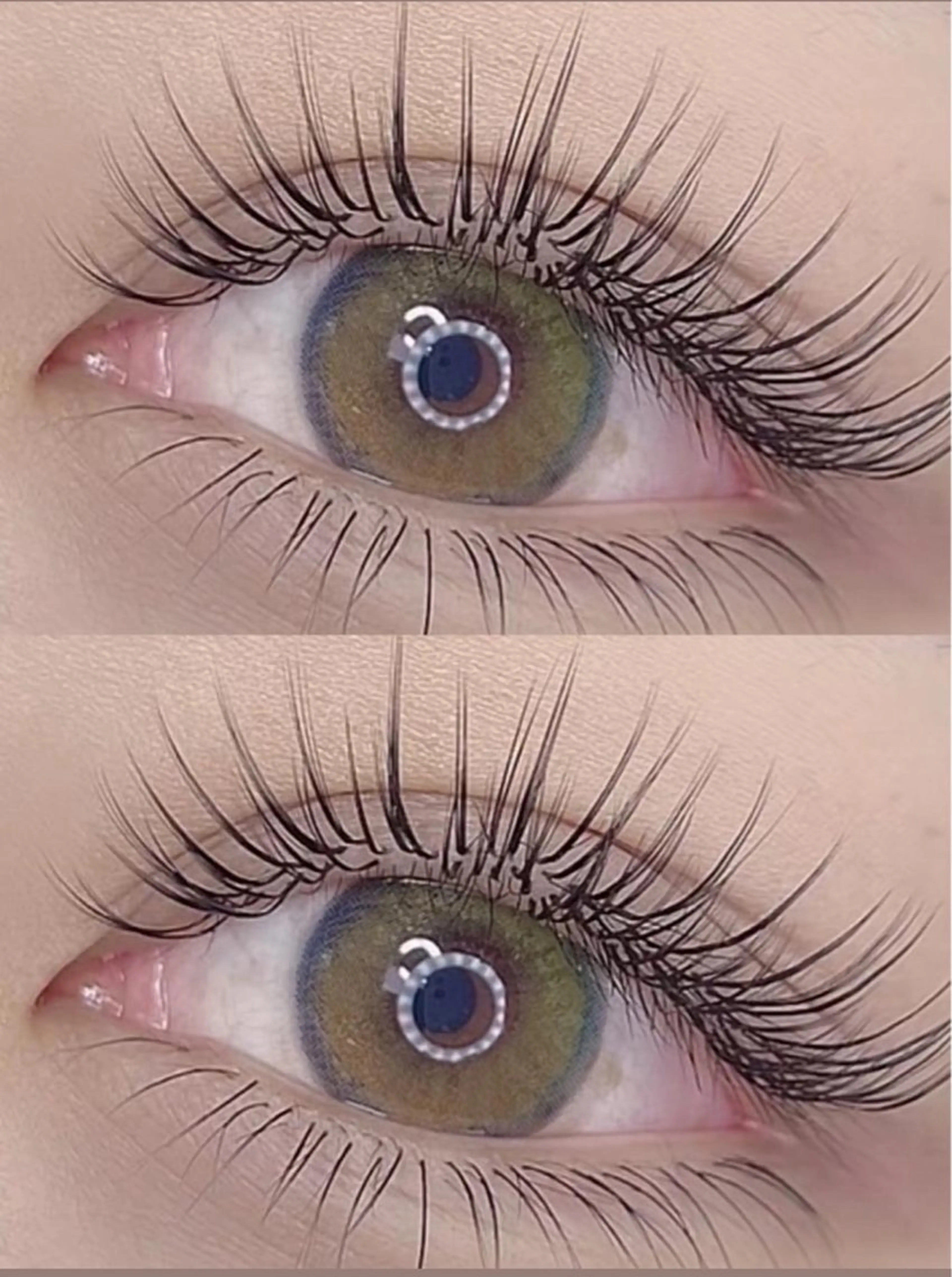 💋💋パリエク(パリジェンヌ上＋フラットラッシュ)120本💋💋アイパック付き　LED➕1100の写真