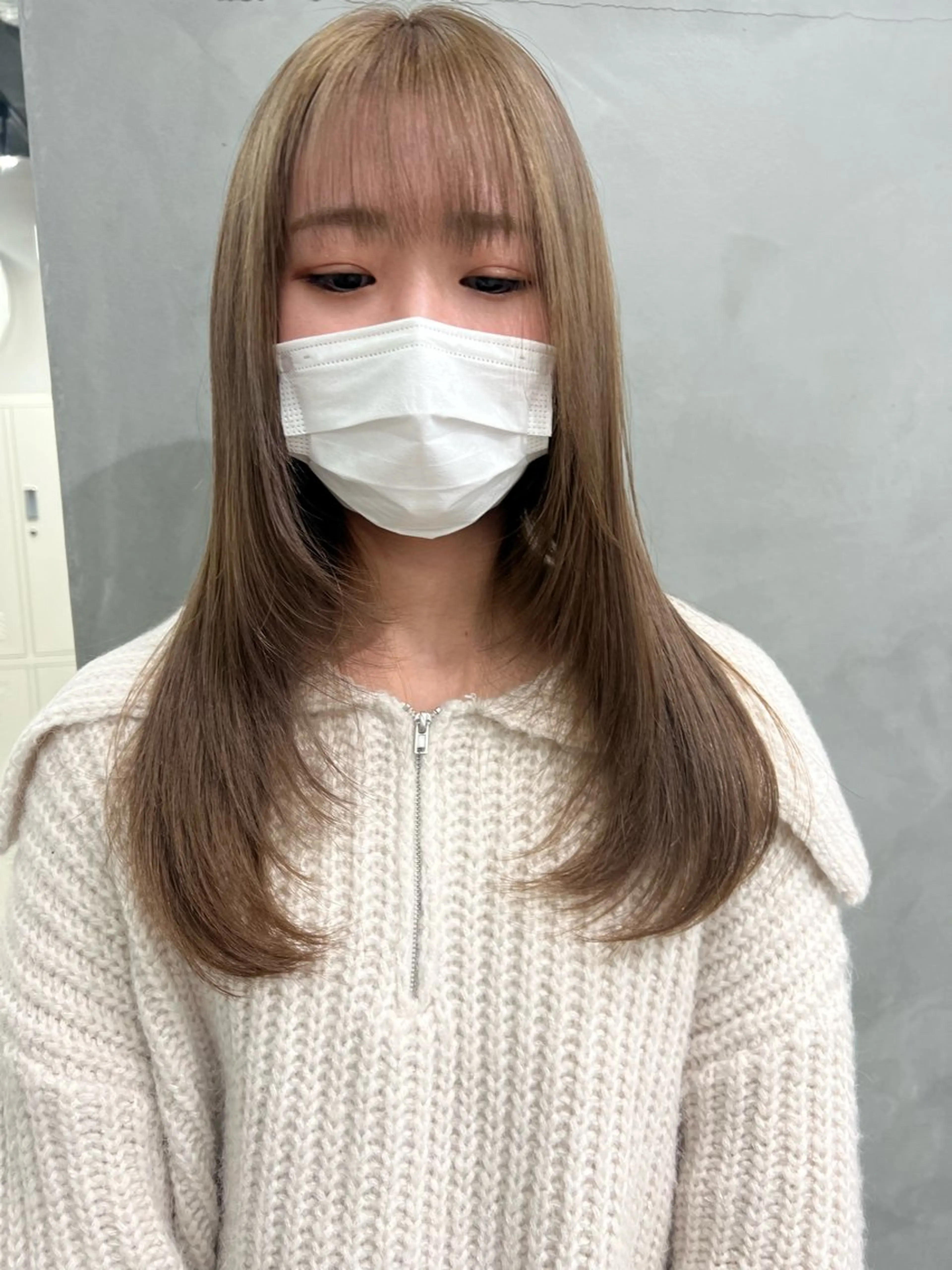 ロング レイヤーカット dot .tokyo所属・中村 彩夏のヘアスタイル