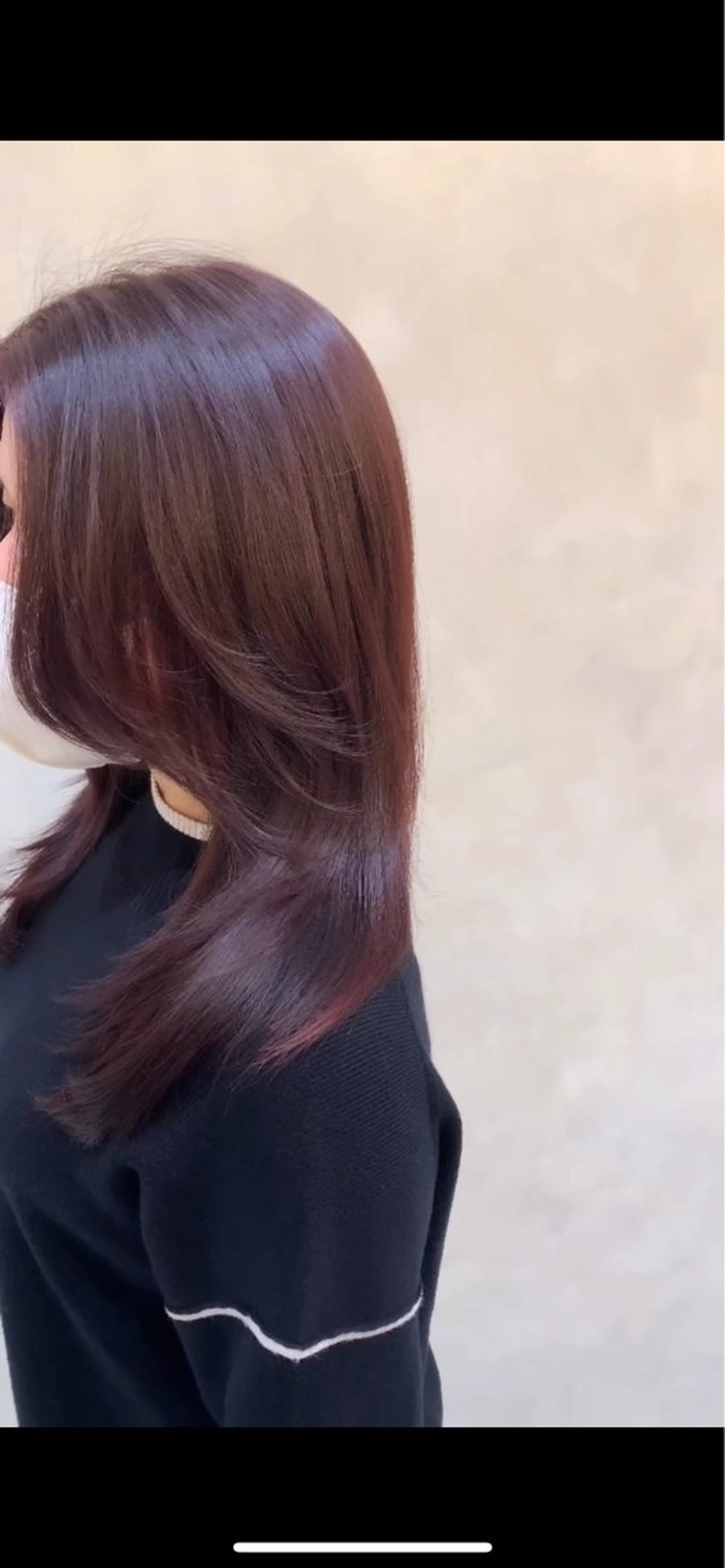 セミロング カット ヘアカラー トリートメント 美髪矯正 吉岡柊斗のヘアスタイル