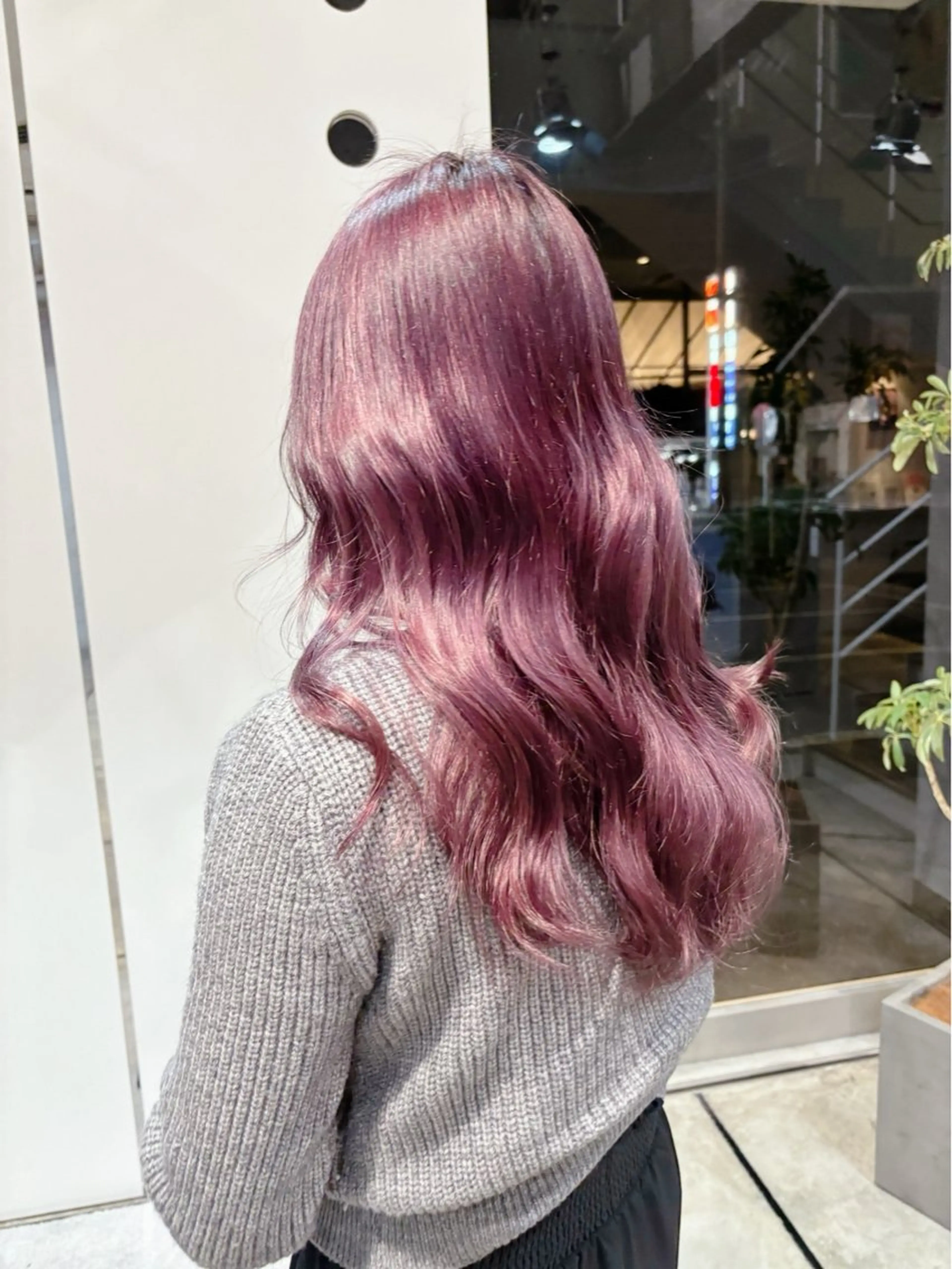 セミロング ヘアアレンジ カット yui/色気カラー /暖色カラーのヘアスタイル