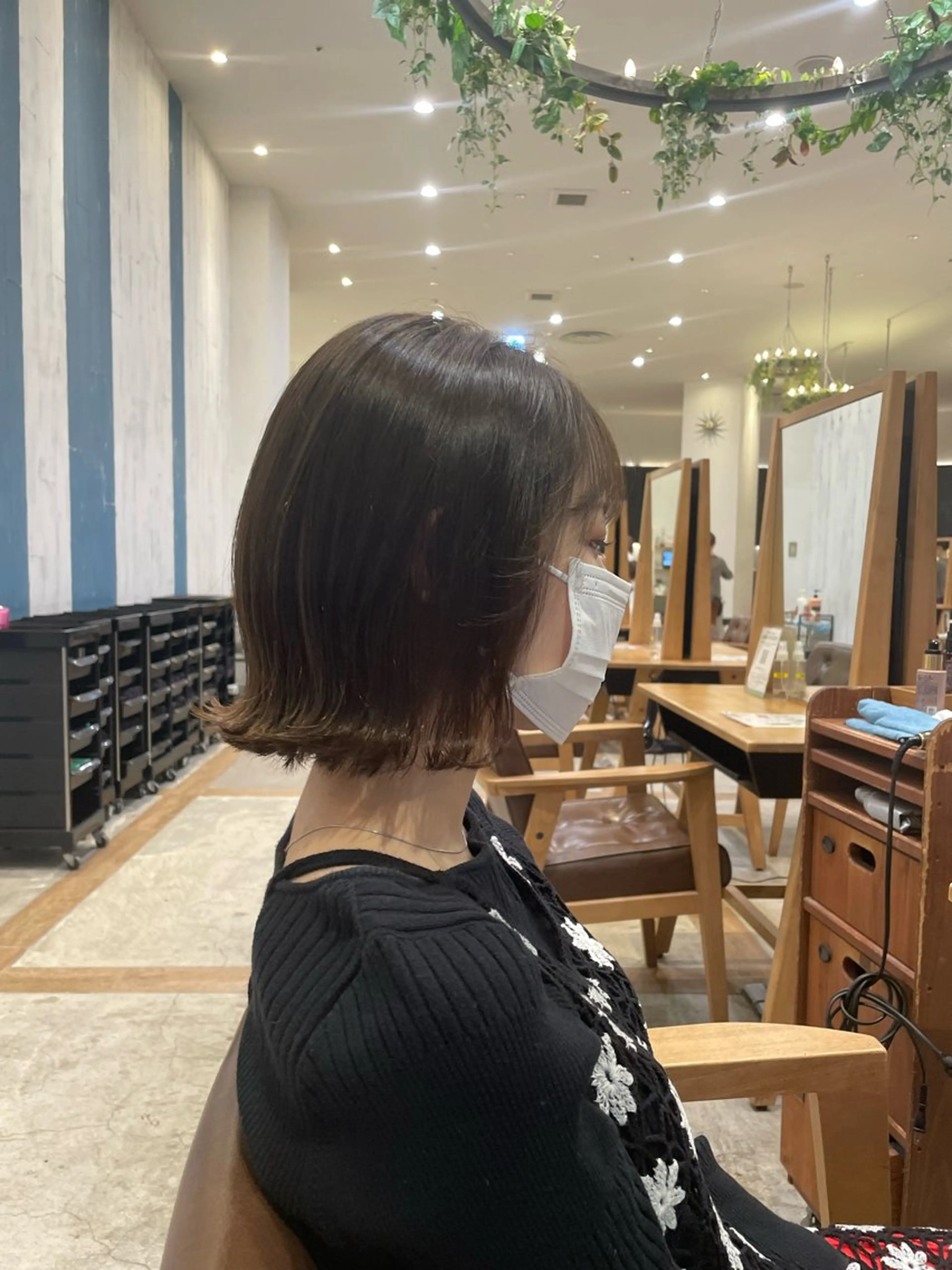 ミディアム カラー 似合わせ♡レイヤー/ 暖色艶カラー/moeのヘアスタイル