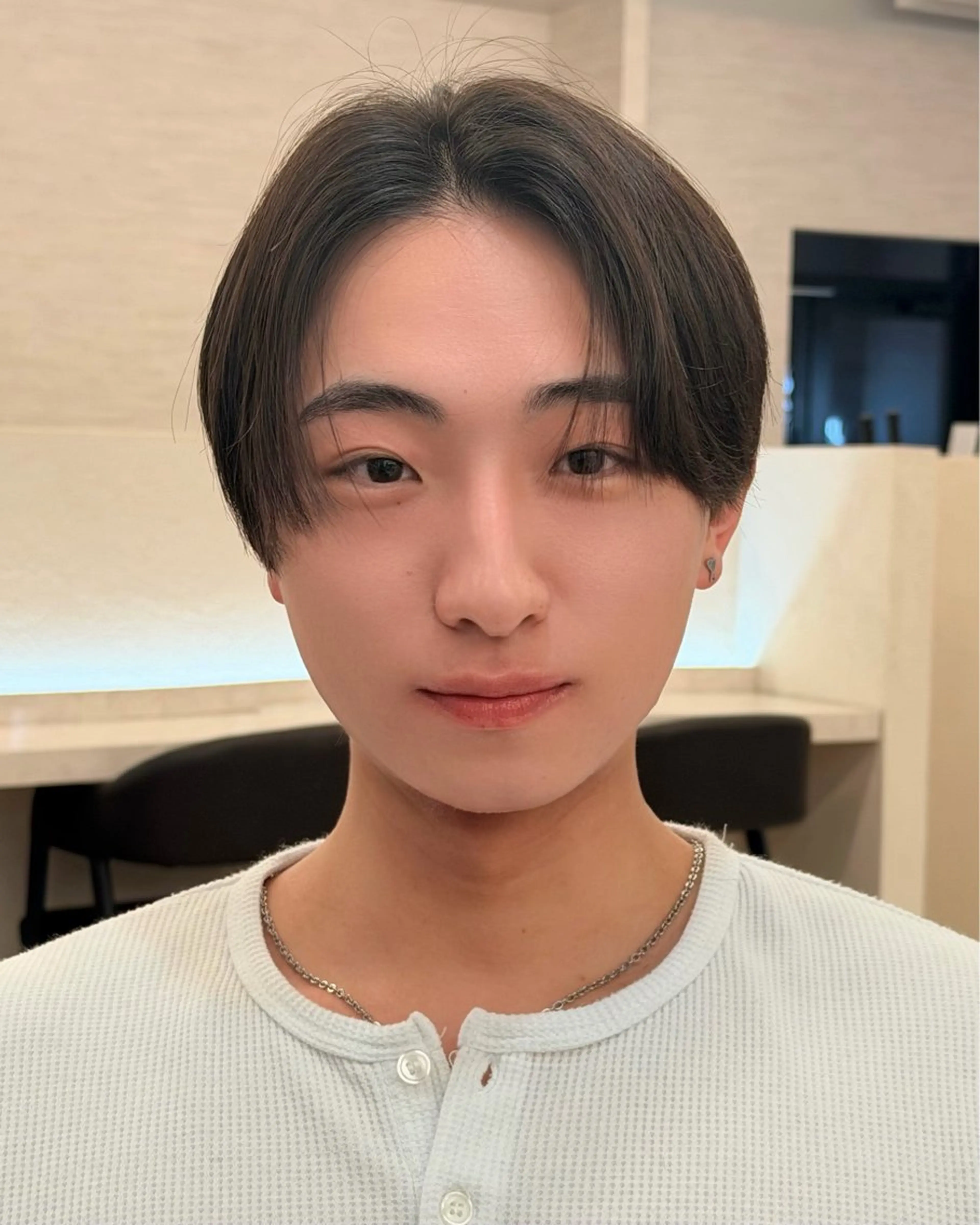 パーマ メンズ メンズ韓国風 縮毛矯正 カット 縮毛矯正 韓国メンズヘア☆ 韓国ヘアYUTOのヘアスタイル