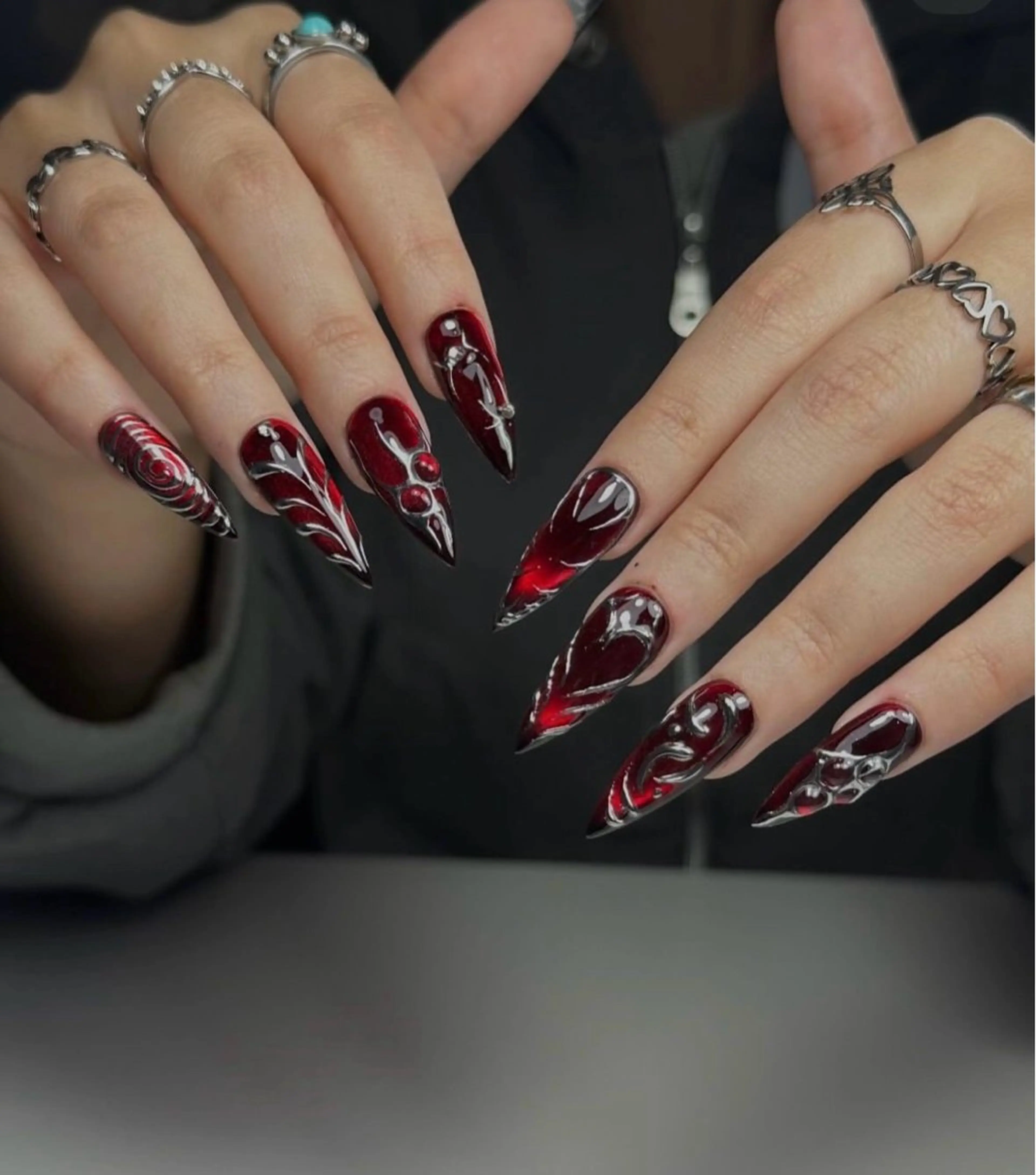 ネイル ハンドネイル ハンドケア Panda chan Novaのネイルデザイン