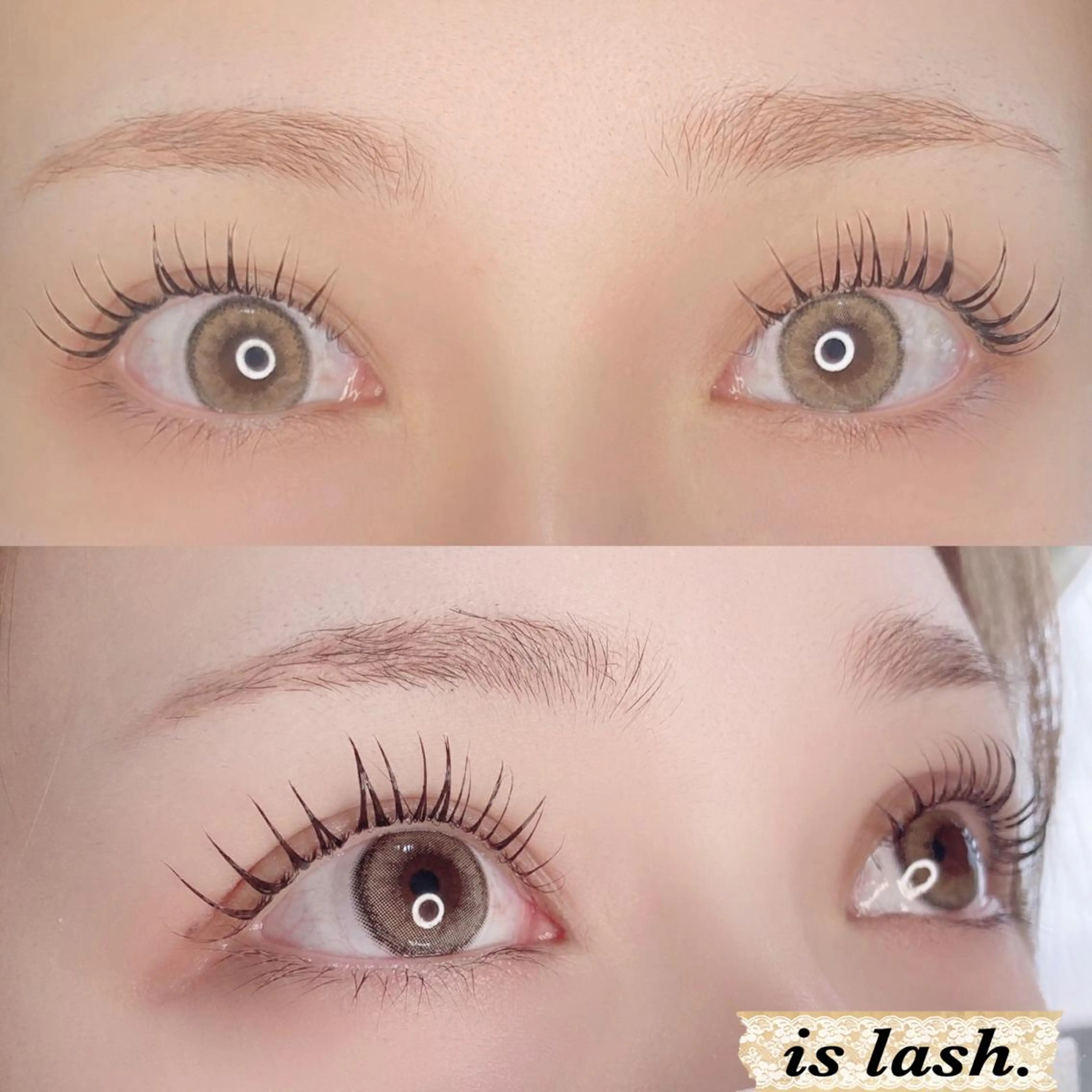 マツエク・マツパ マツパ is  lash.⚛︎eyelashsalon所属・is lash. ⚛︎eyelashのマツエク・マツパデザイン