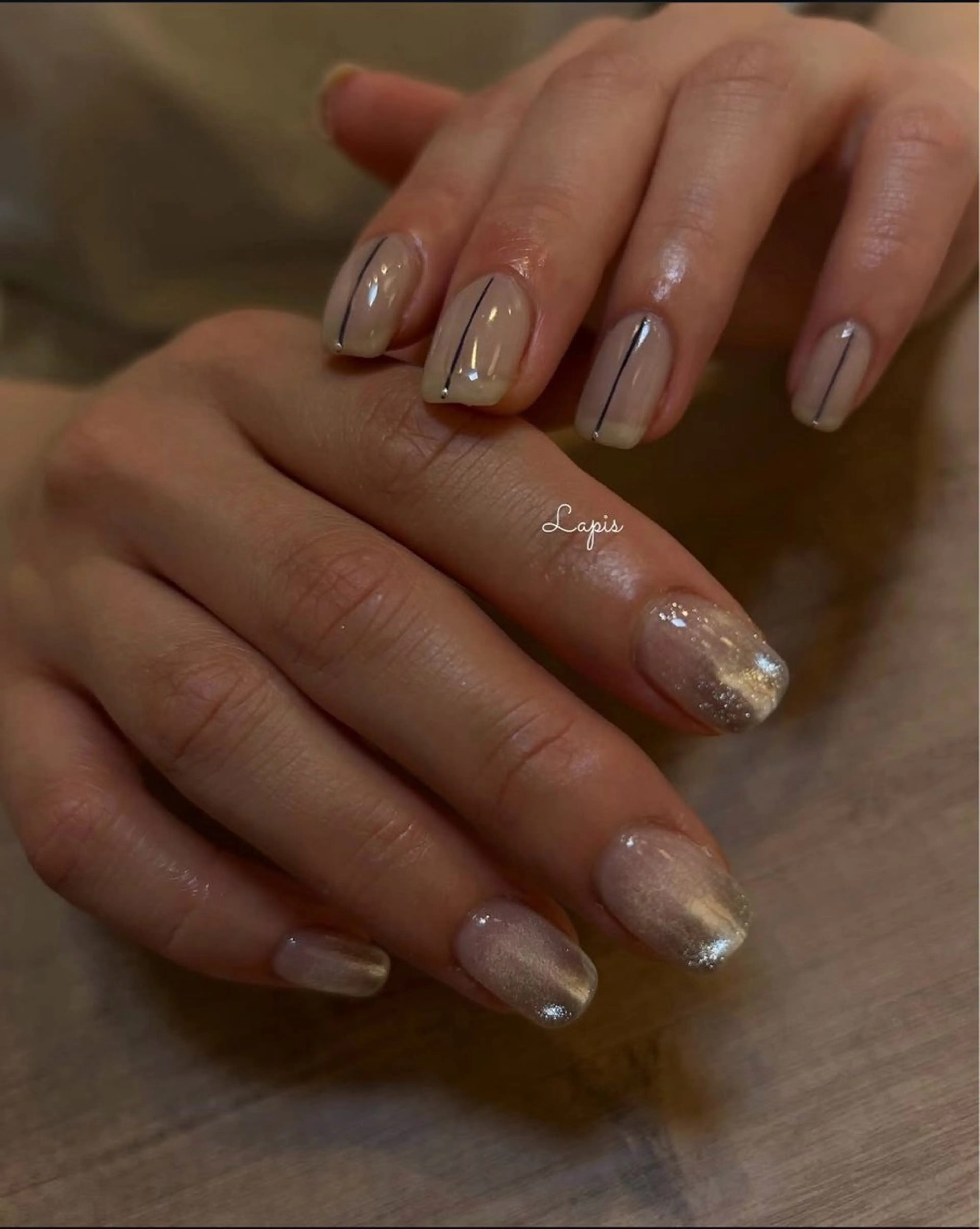 ネイル ハンドネイル Lapis *のネイルデザイン