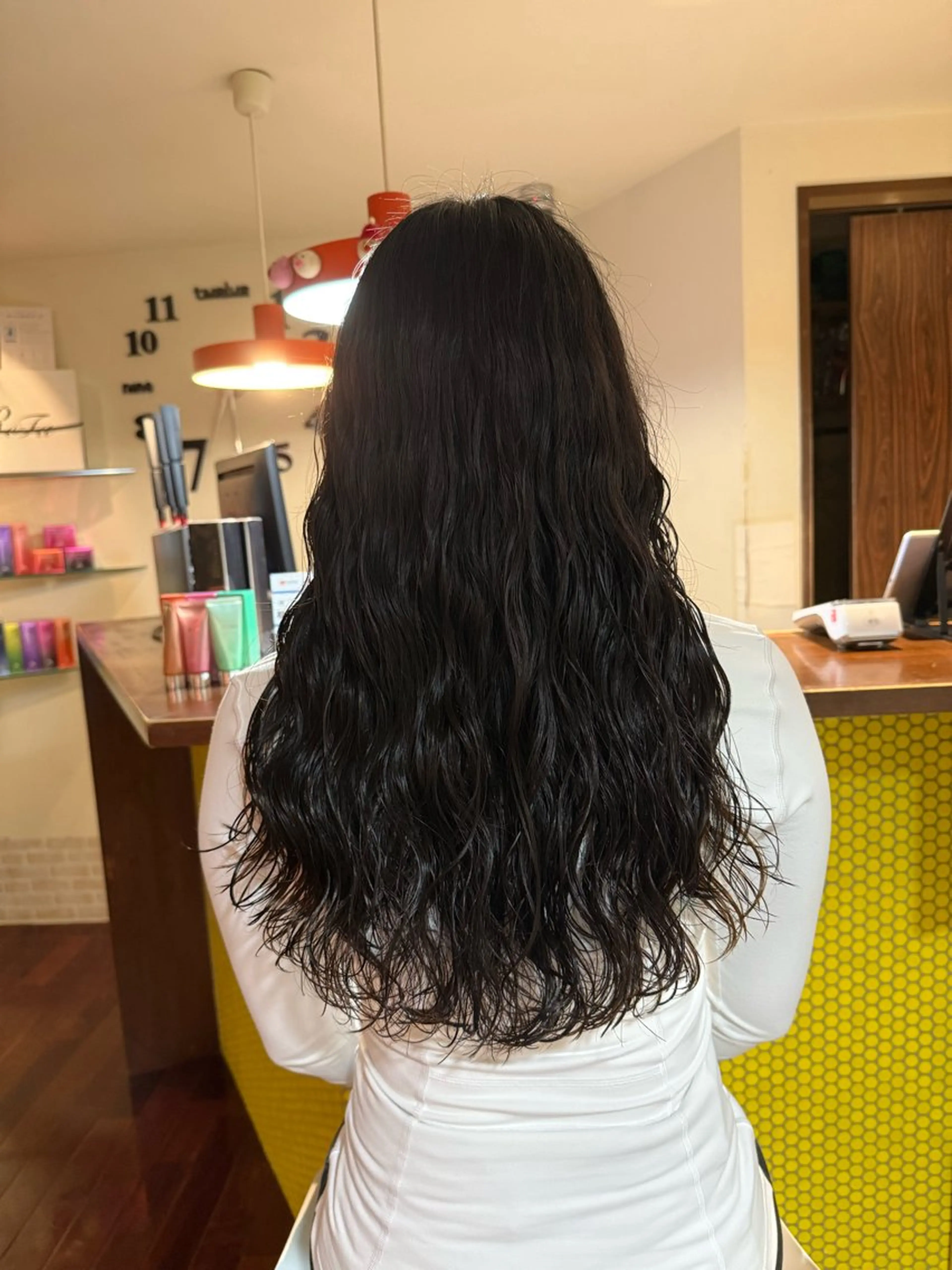 ロング パーマ カット パーマ トリートメント yossy/髪質改善 /ダブルカラーのヘアスタイル