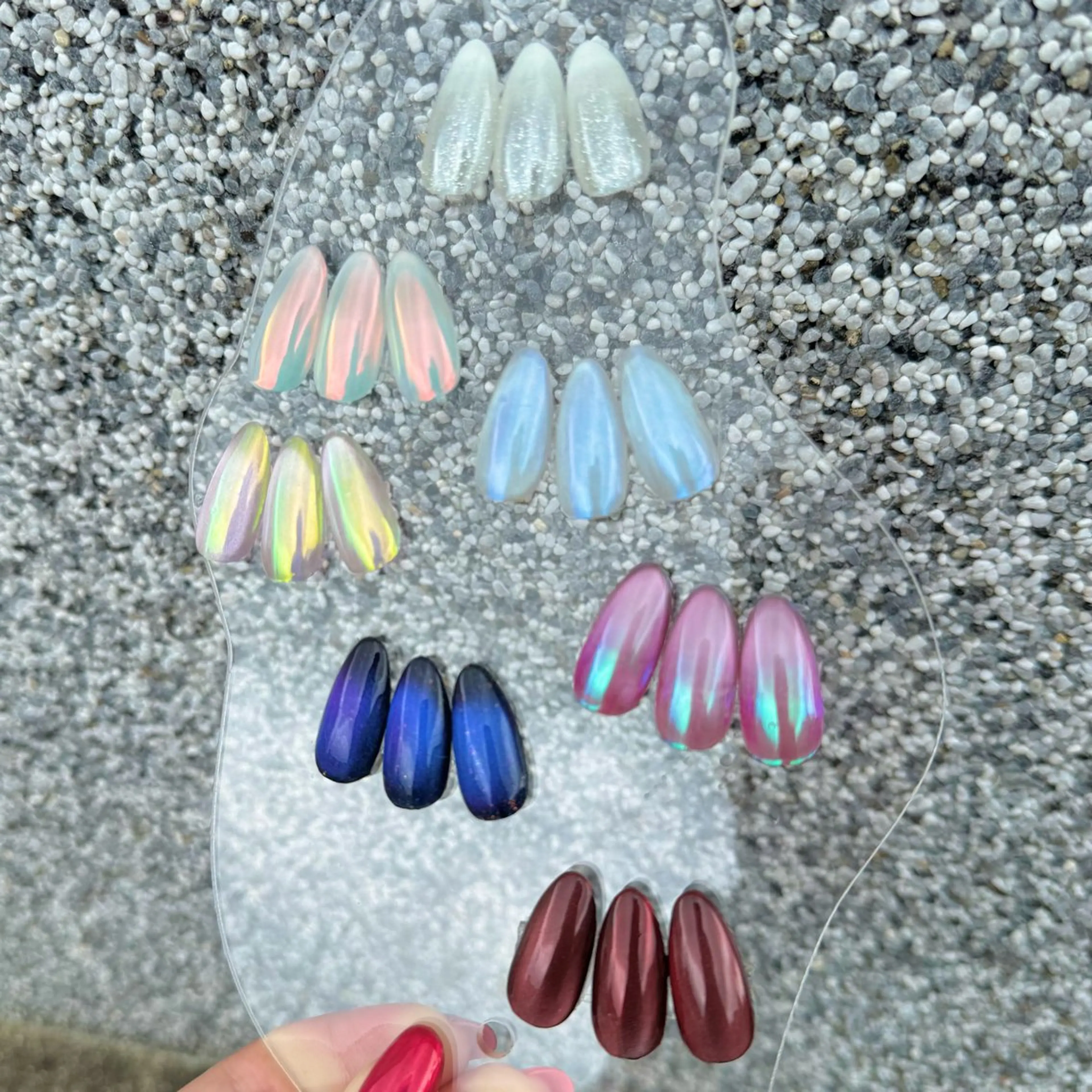 ネイル オーロラネイル フラッシュネイル マグネットネイル ハンドネイル Nail Sant Esperanza by SALON DE やす所属・Sant Esperanzaのネイルデザイン