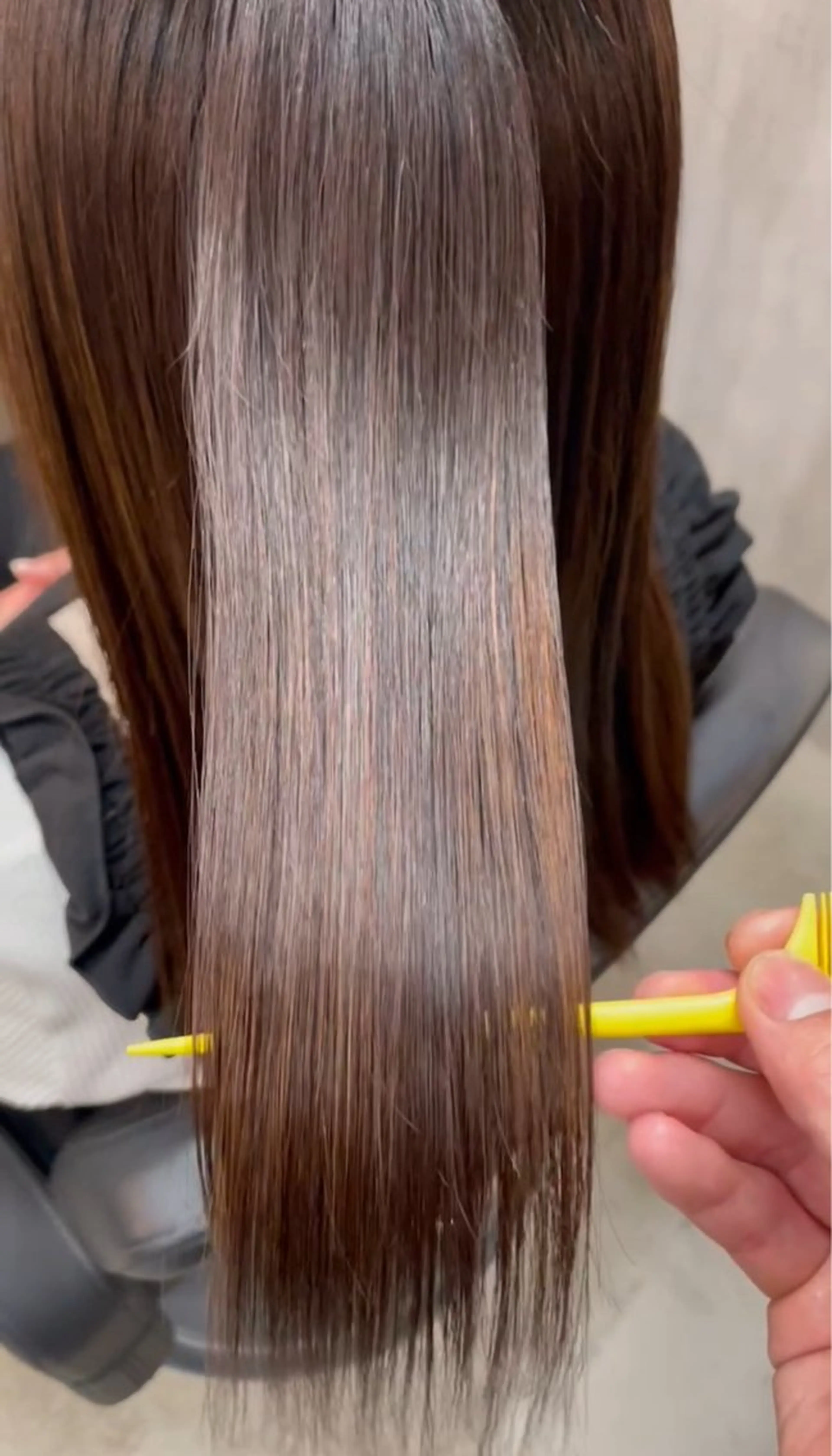 ロング Nozomu/地毛風 ストレート/パーマのヘアスタイル