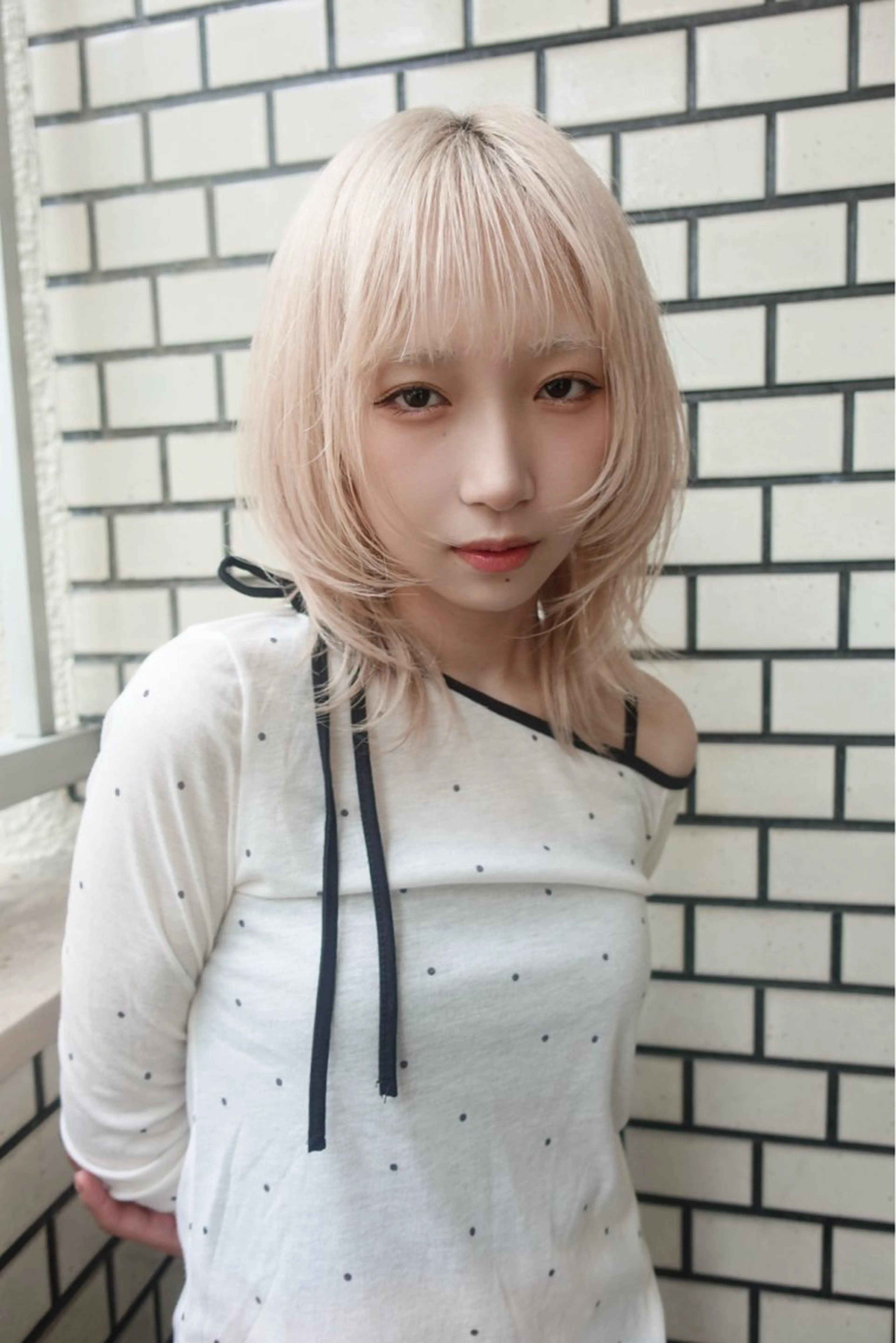 セミロング カット ヘアカラー 🩵izu 🩵のヘアスタイル