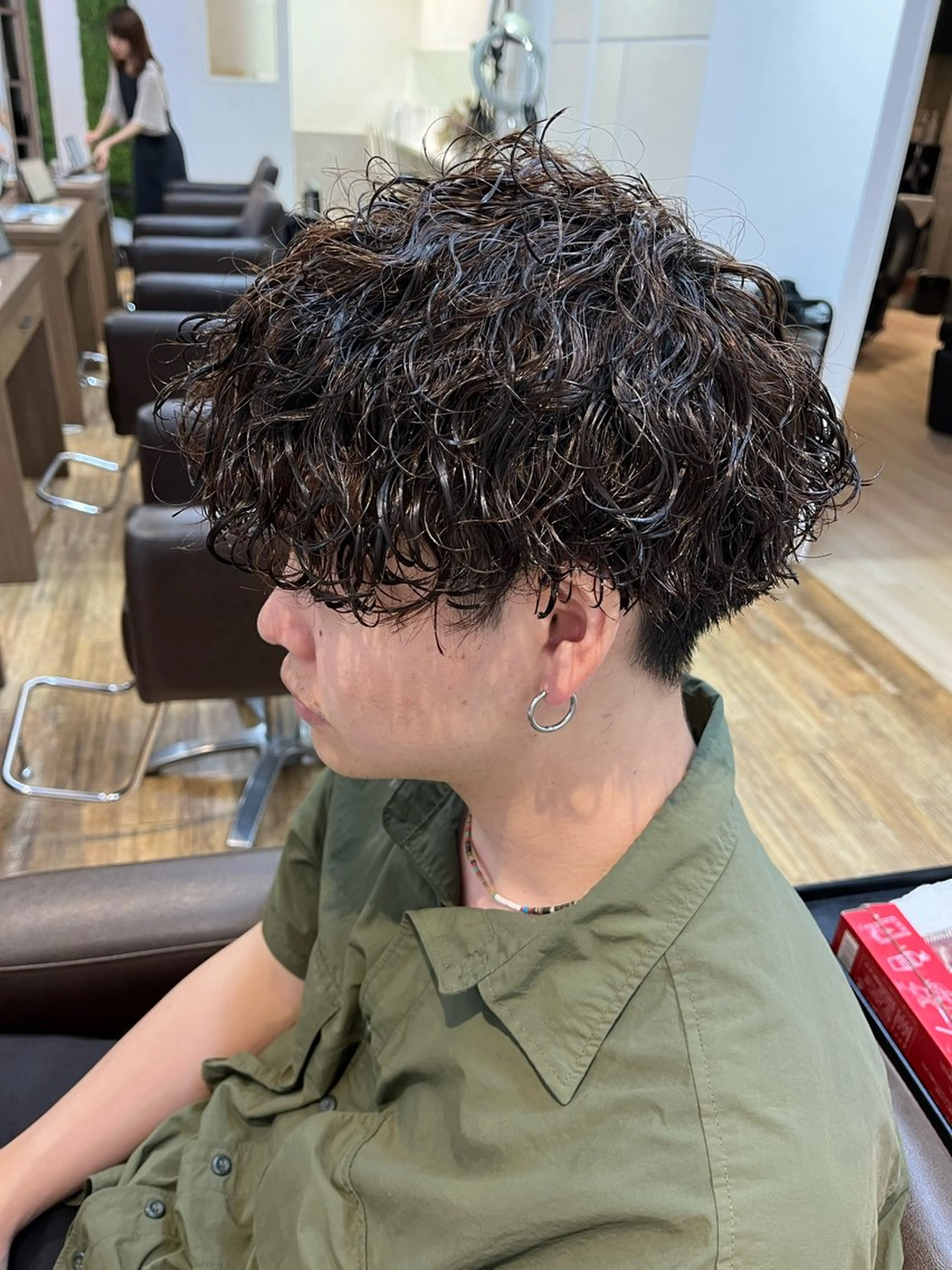 メンズ カット パーマ 鬼松沙弥 ❤︎メンズパーマのヘアスタイル