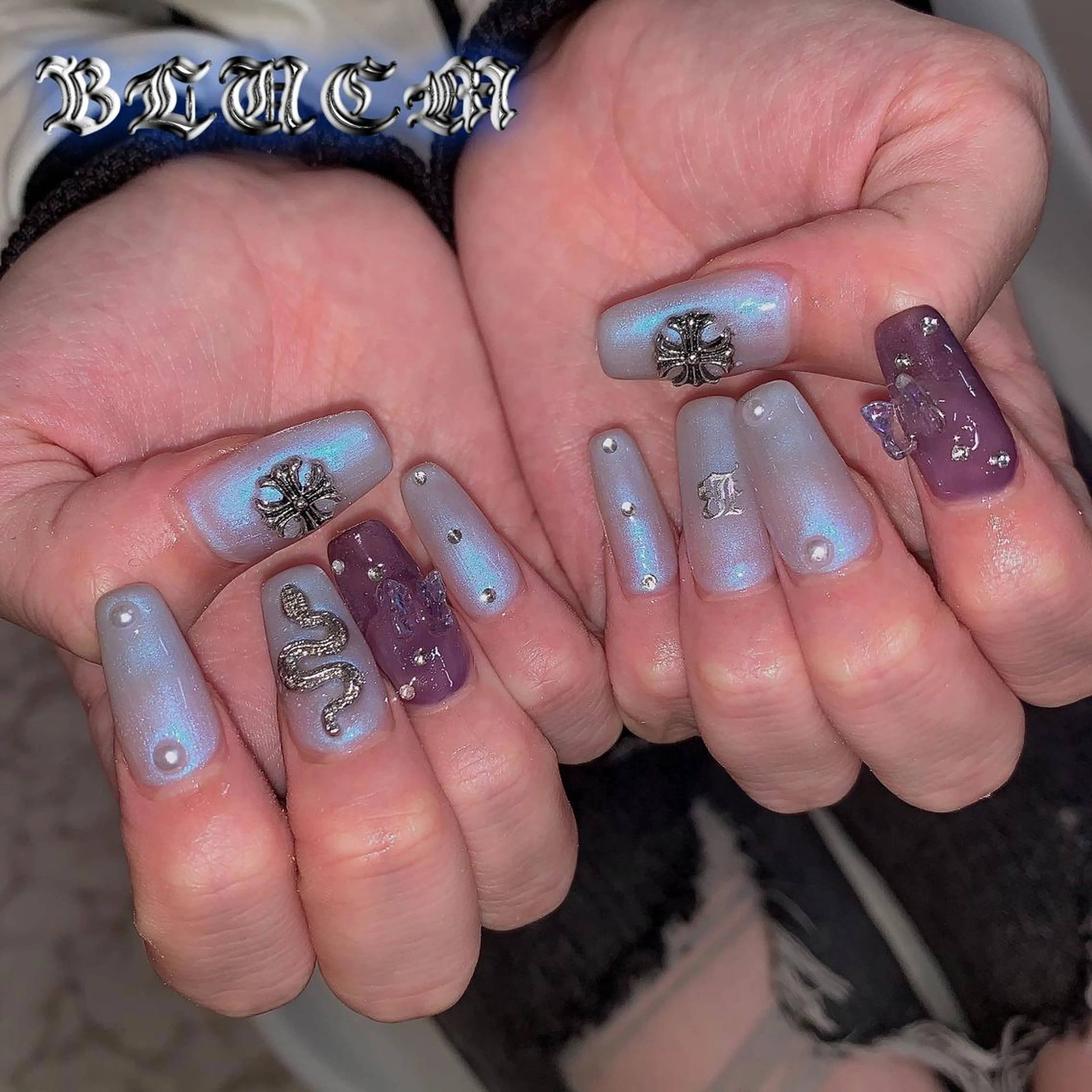 ネイル ハンドネイル BLUEM なな🐶のネイルデザイン