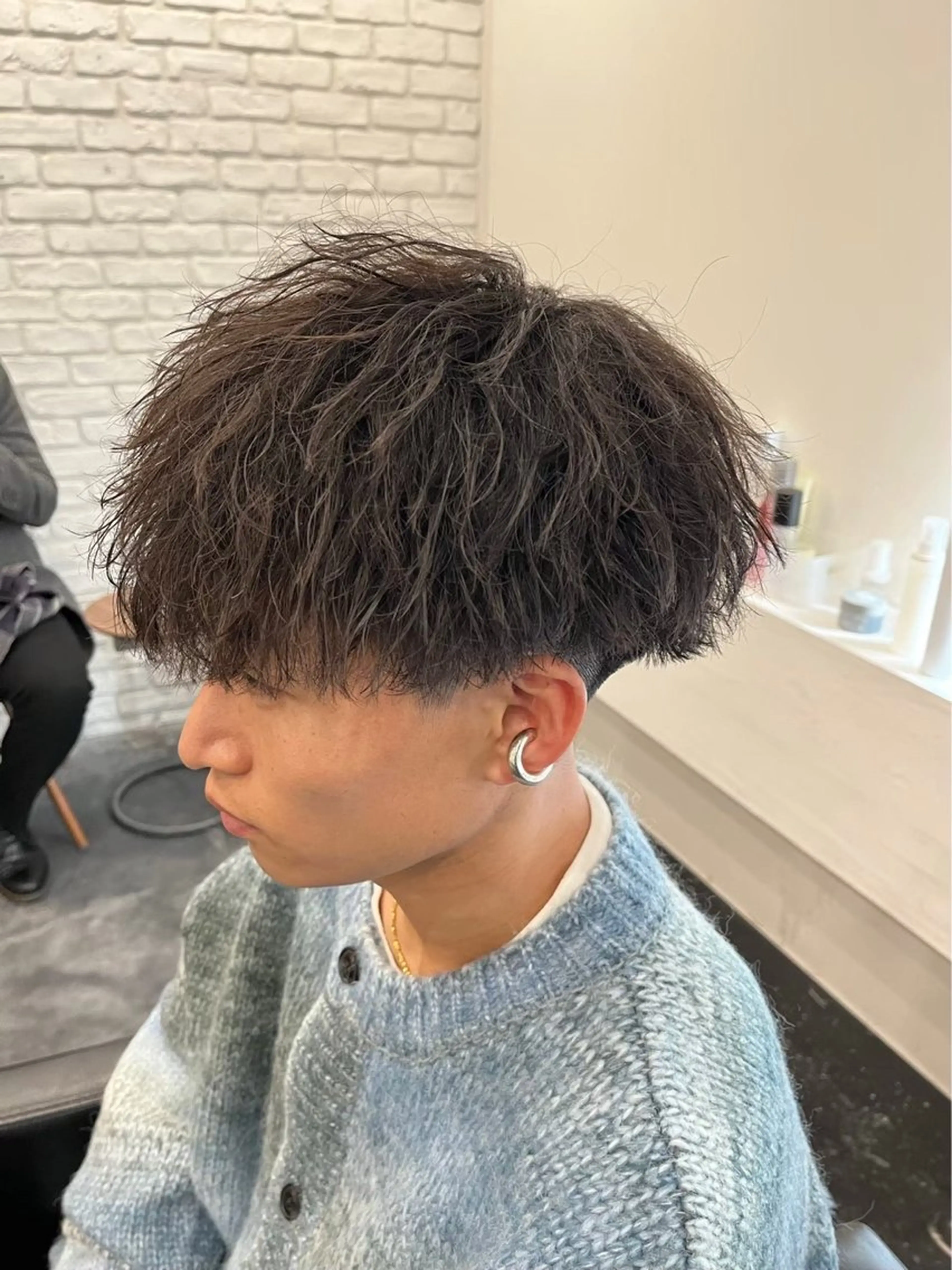 メンズカット+ツイストスパイラル、ツイスト、スパイラル、スペイン、極道パーマ🔥の写真