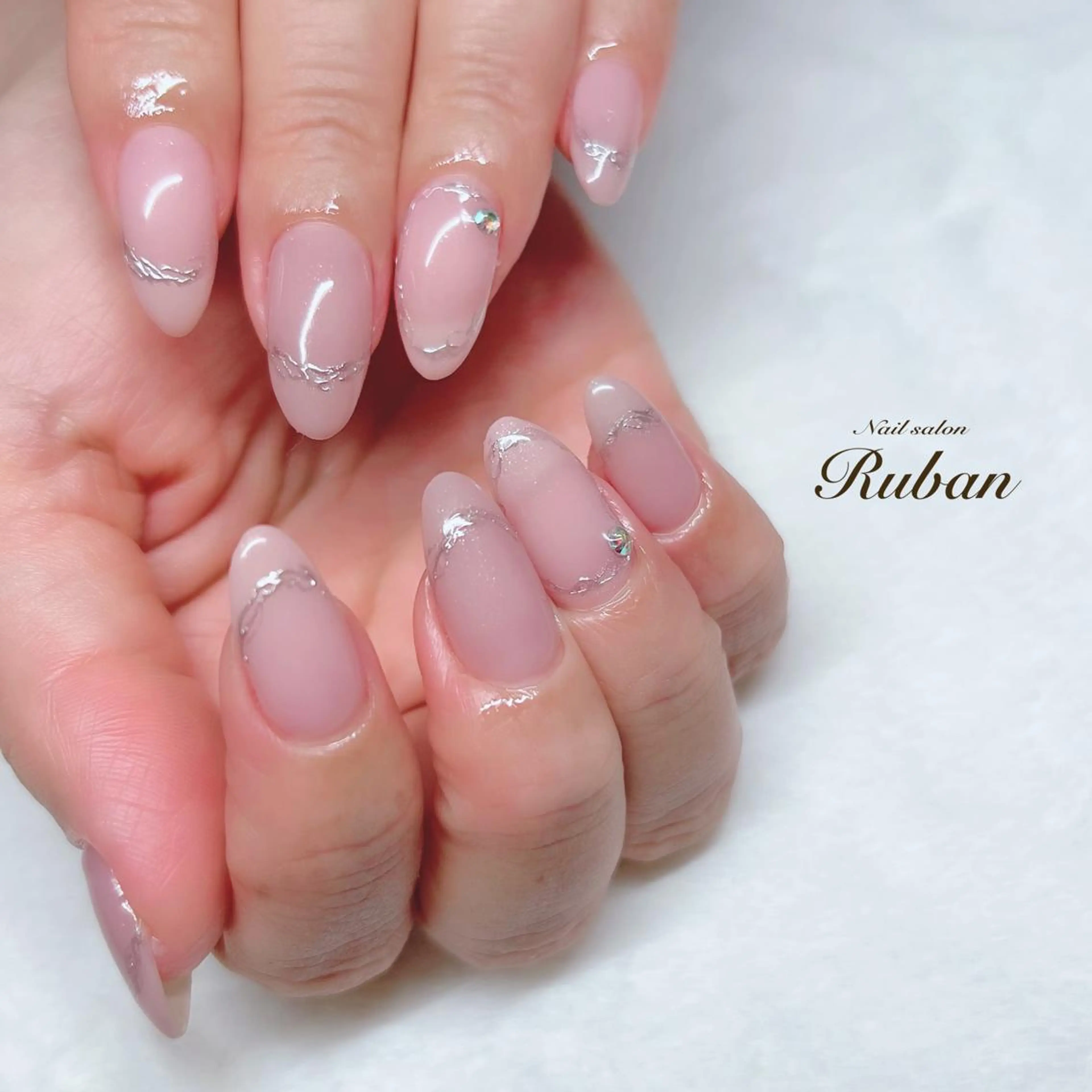ネイル オフィスネイル シンプルネイル Nail salon Ruban所属・Nail salon Rubanのネイルデザイン