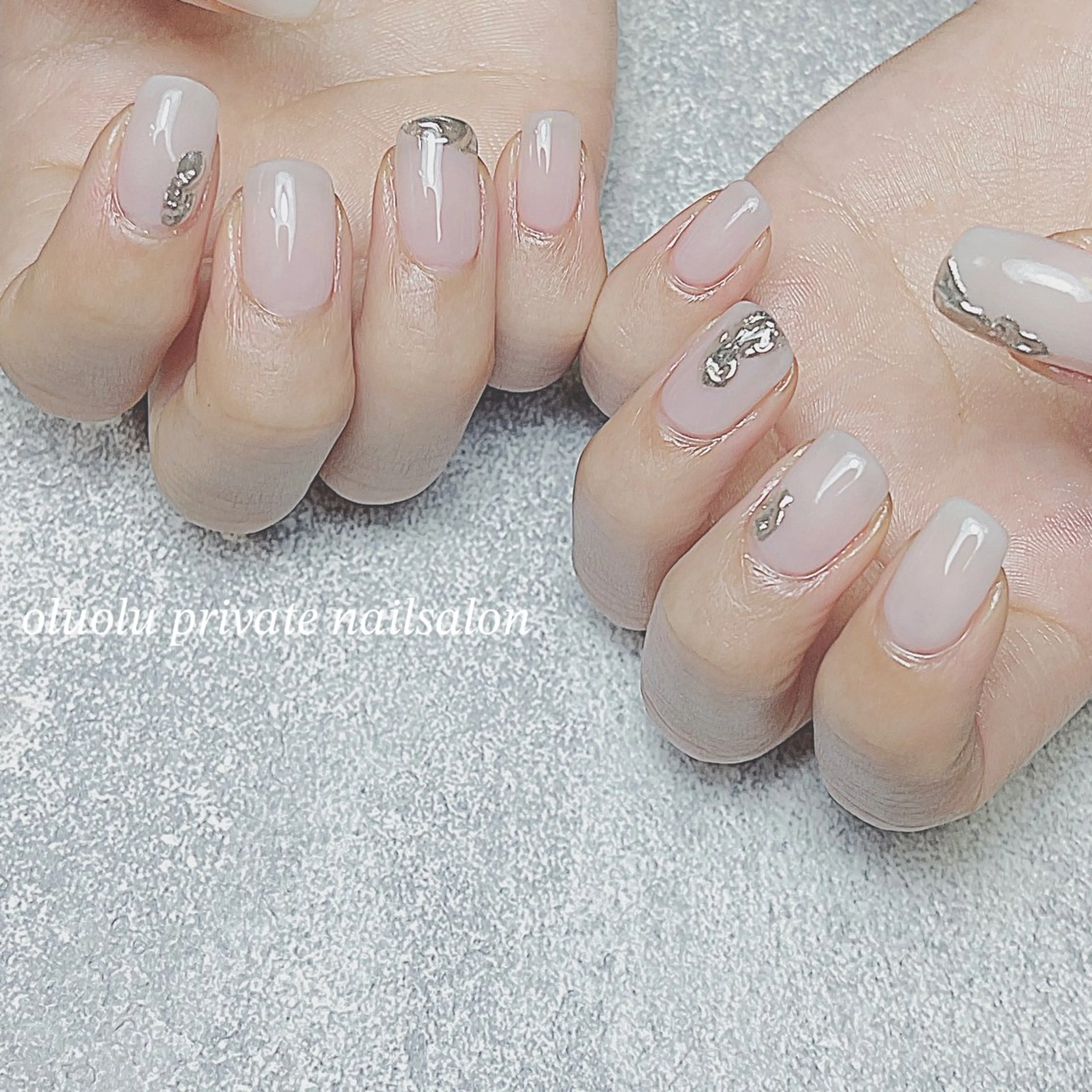 ネイル アートネイル フットネイル ミラーネイル ニュアンスネイル ぷっくりネイル ハンドネイル 大村 紬華のネイルデザイン