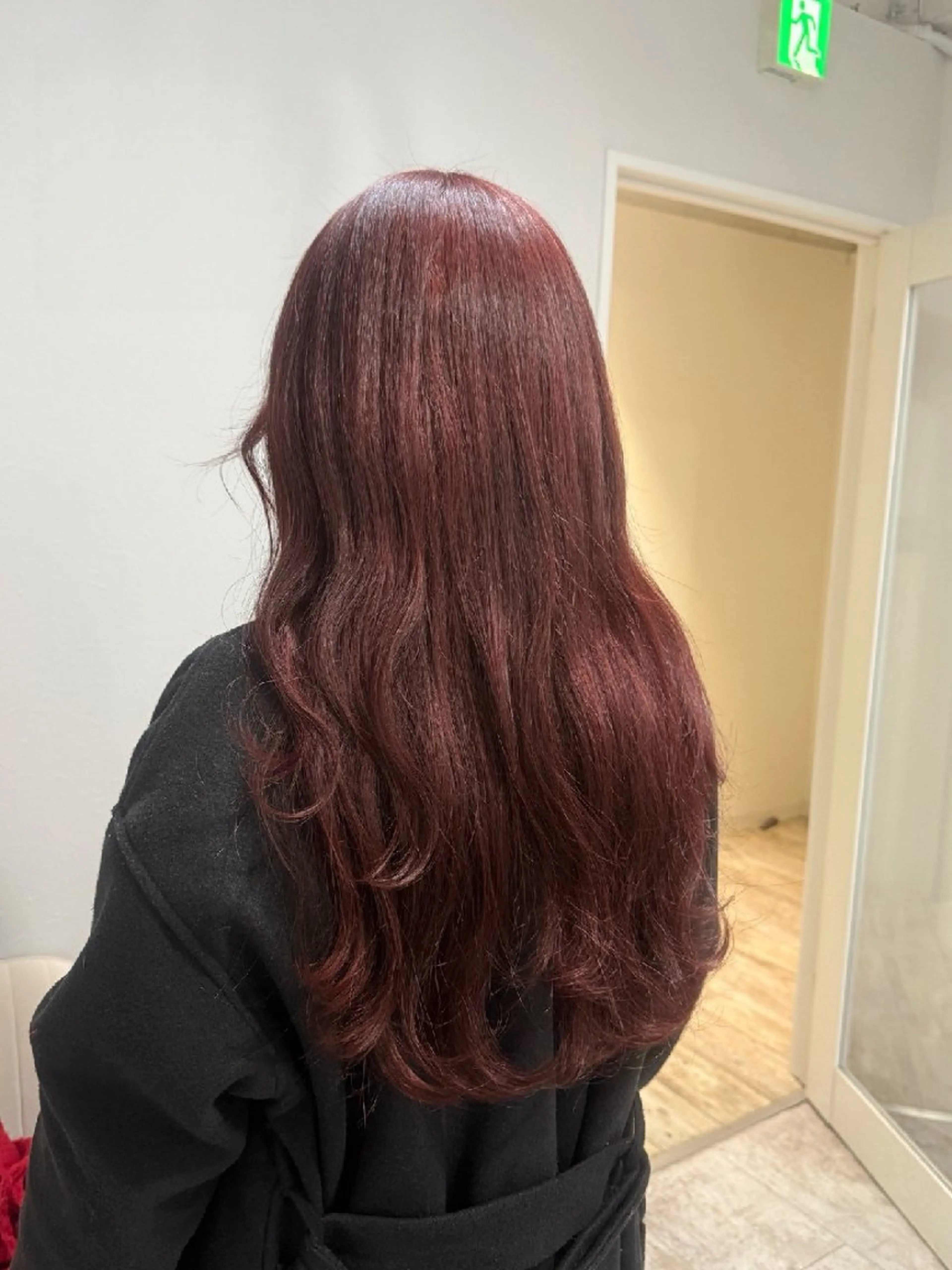 カラー ロング ヘアカラー トリートメント piLLon 心斎橋のヘアスタイル