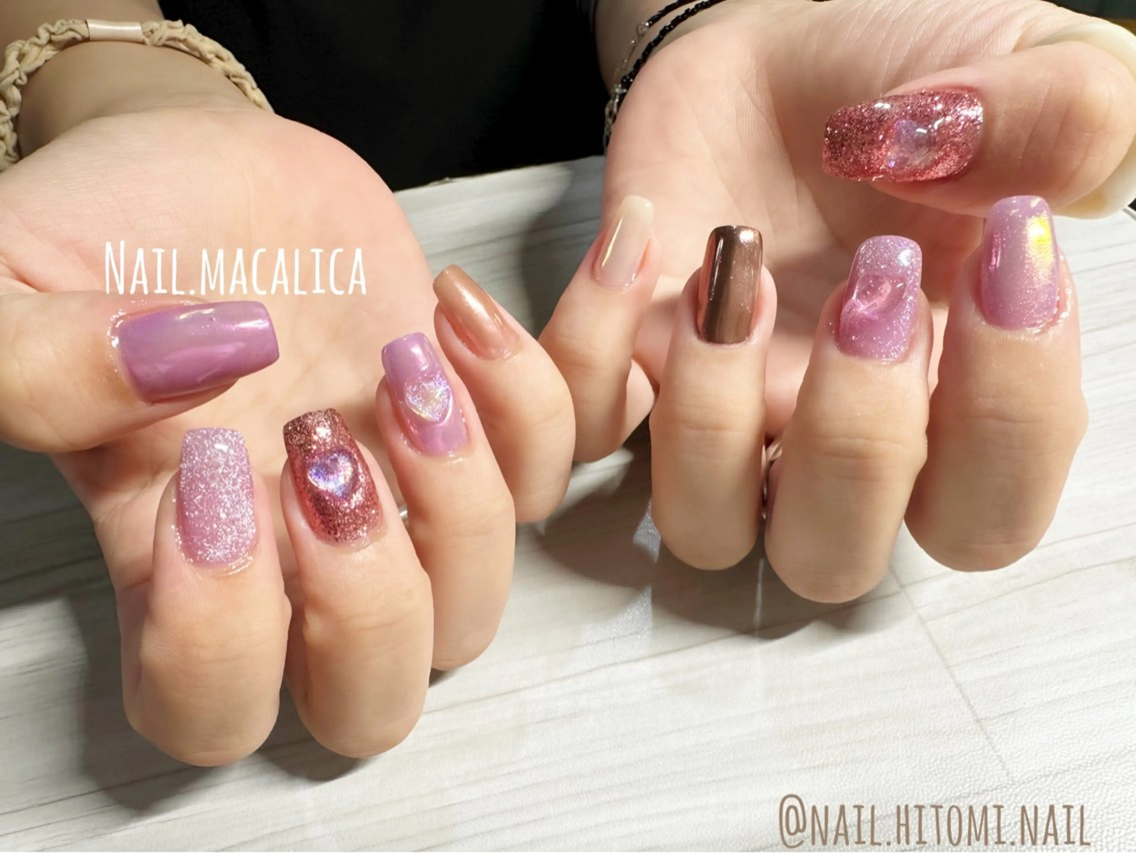 お持込デザインコース🦋あくまでも料金は目安です。事前にデザインのご相談をお願い致します💫持ち込みパーツも🉑の写真