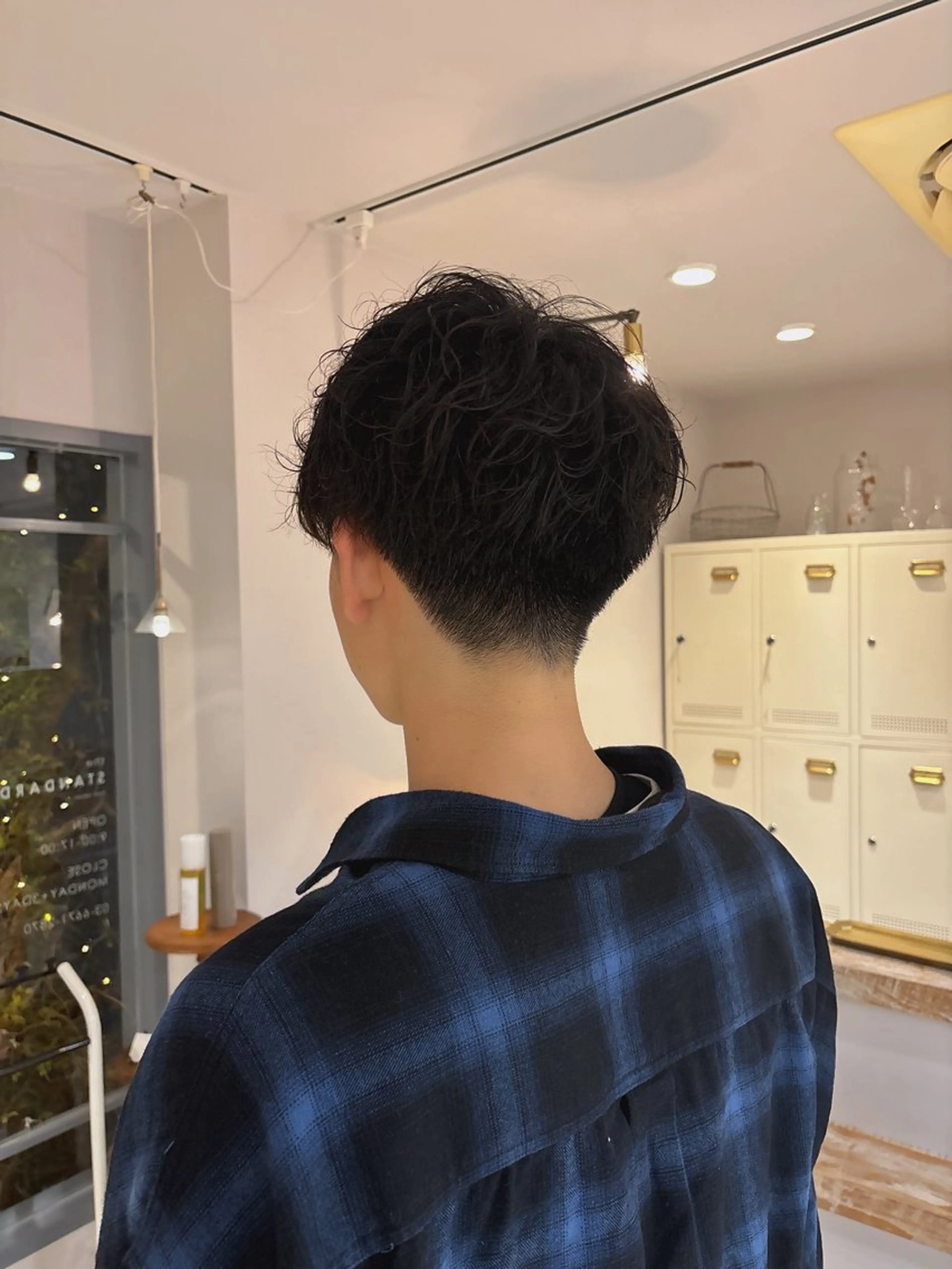 メンズ 🎀調布仙川透明感オ リーブカラー干莉🎀のヘアスタイル