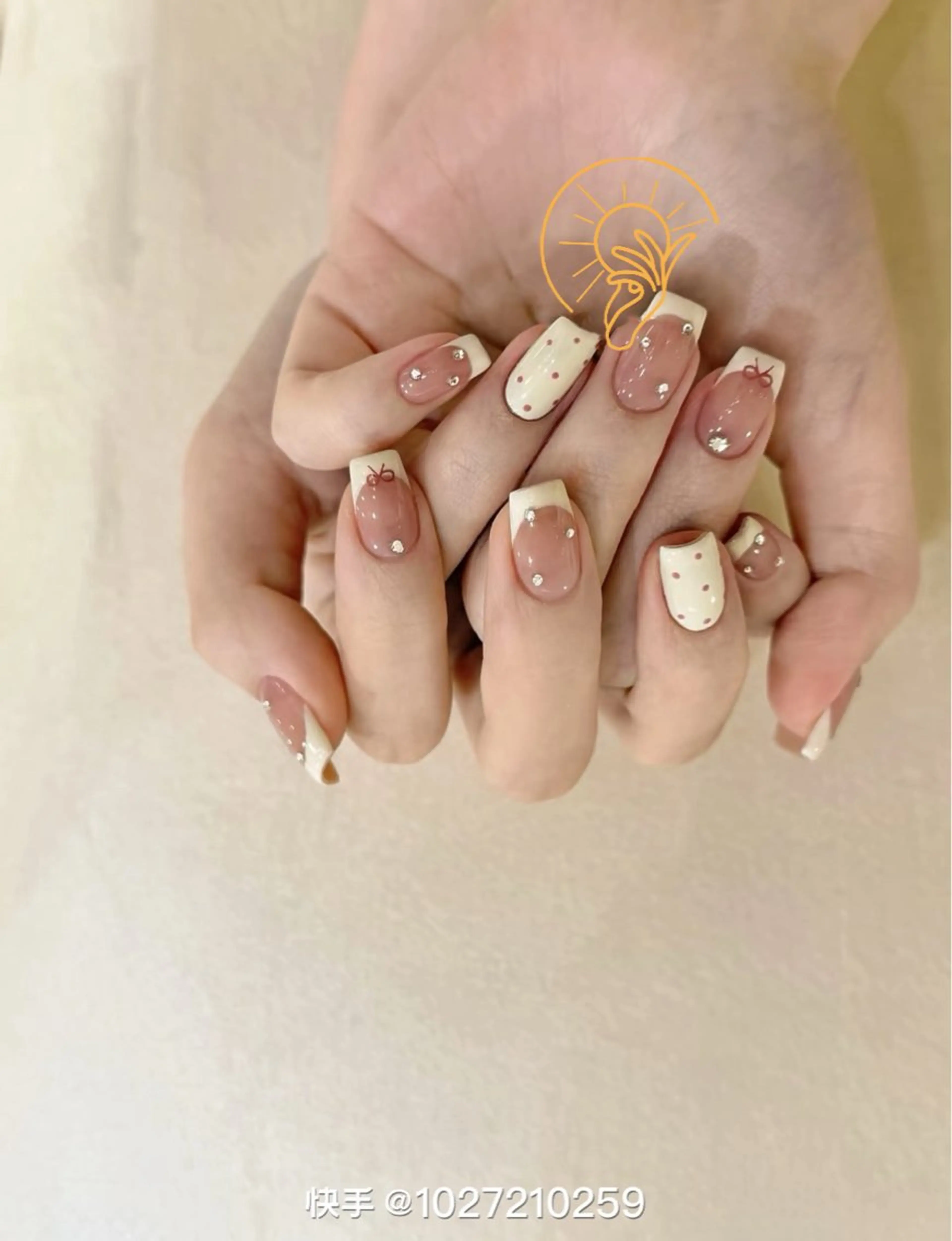 ネイル チークネイル 長さ出し フレンチネイル ガーリー 韓国ネイル sun nail池袋 モデル募集のネイルデザイン