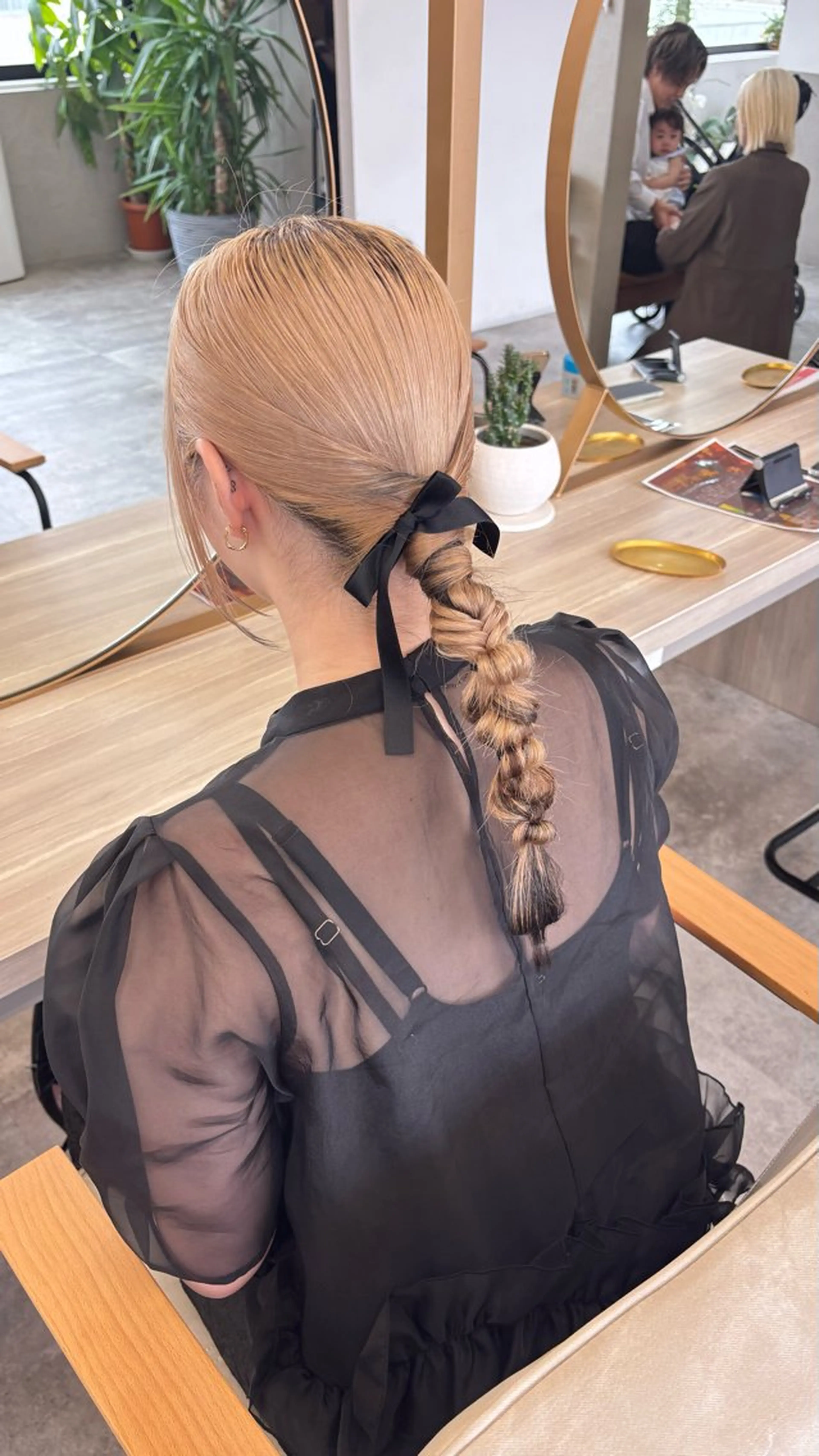 セミロング ヘアセット レイヤーカット/ ほたる🌼のヘアスタイル