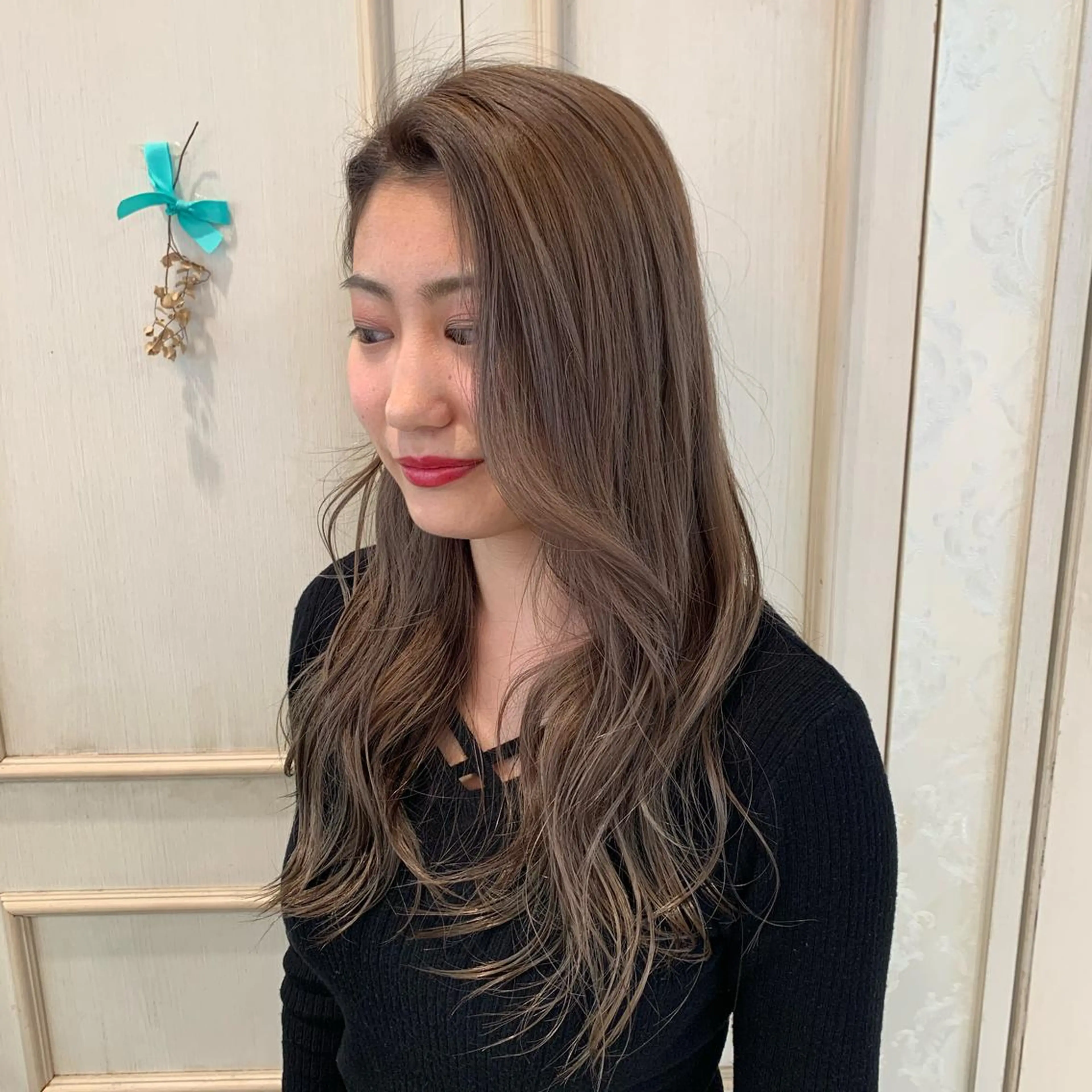 カラー ヘアカラー トリートメント サソウ ユリエ🥥のヘアスタイル