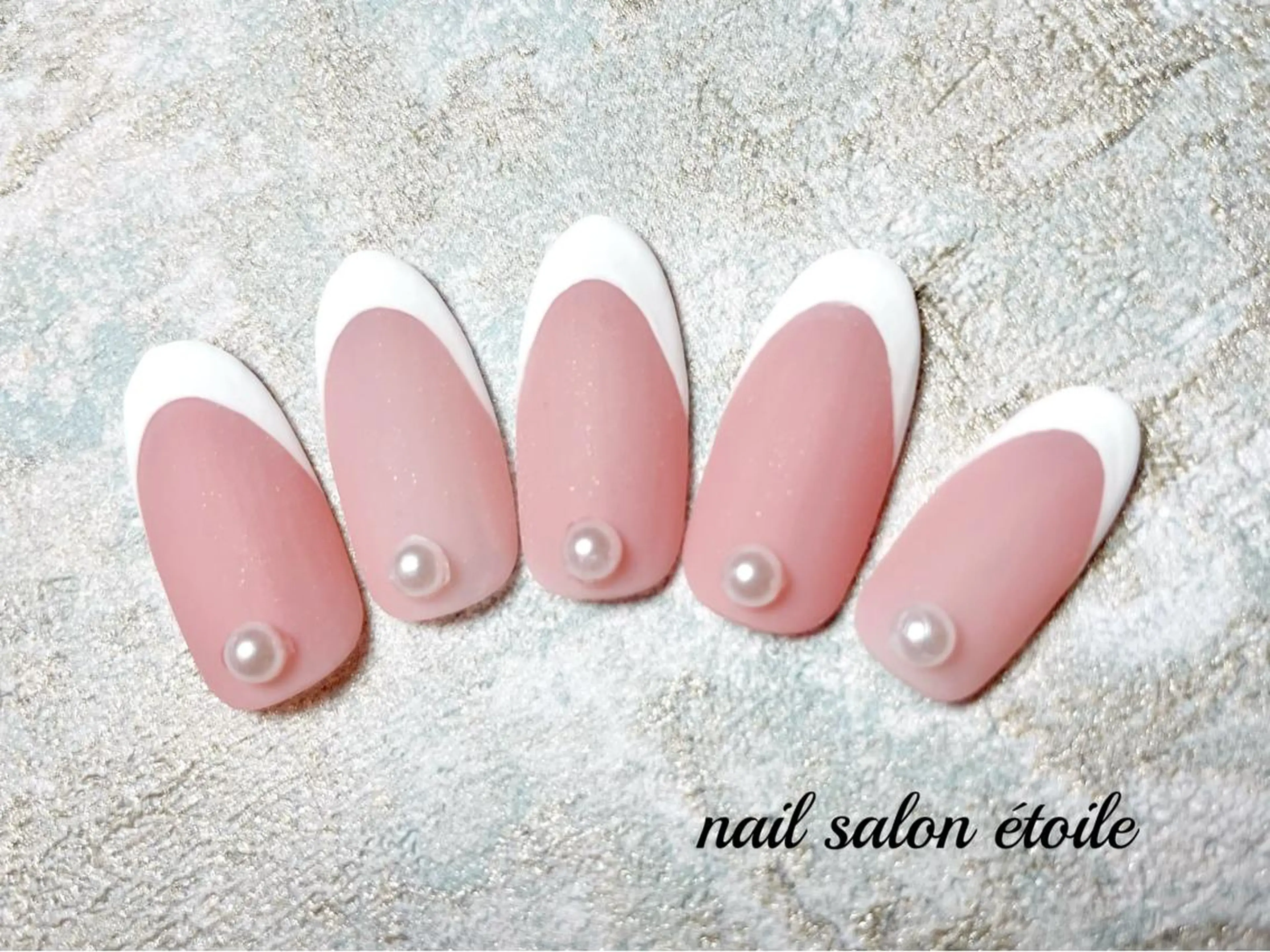 ネイル アートネイル フレンチネイル ジェルネイル マットネイル オフィスネイル ハンドネイル nail salon étoileのネイルデザイン