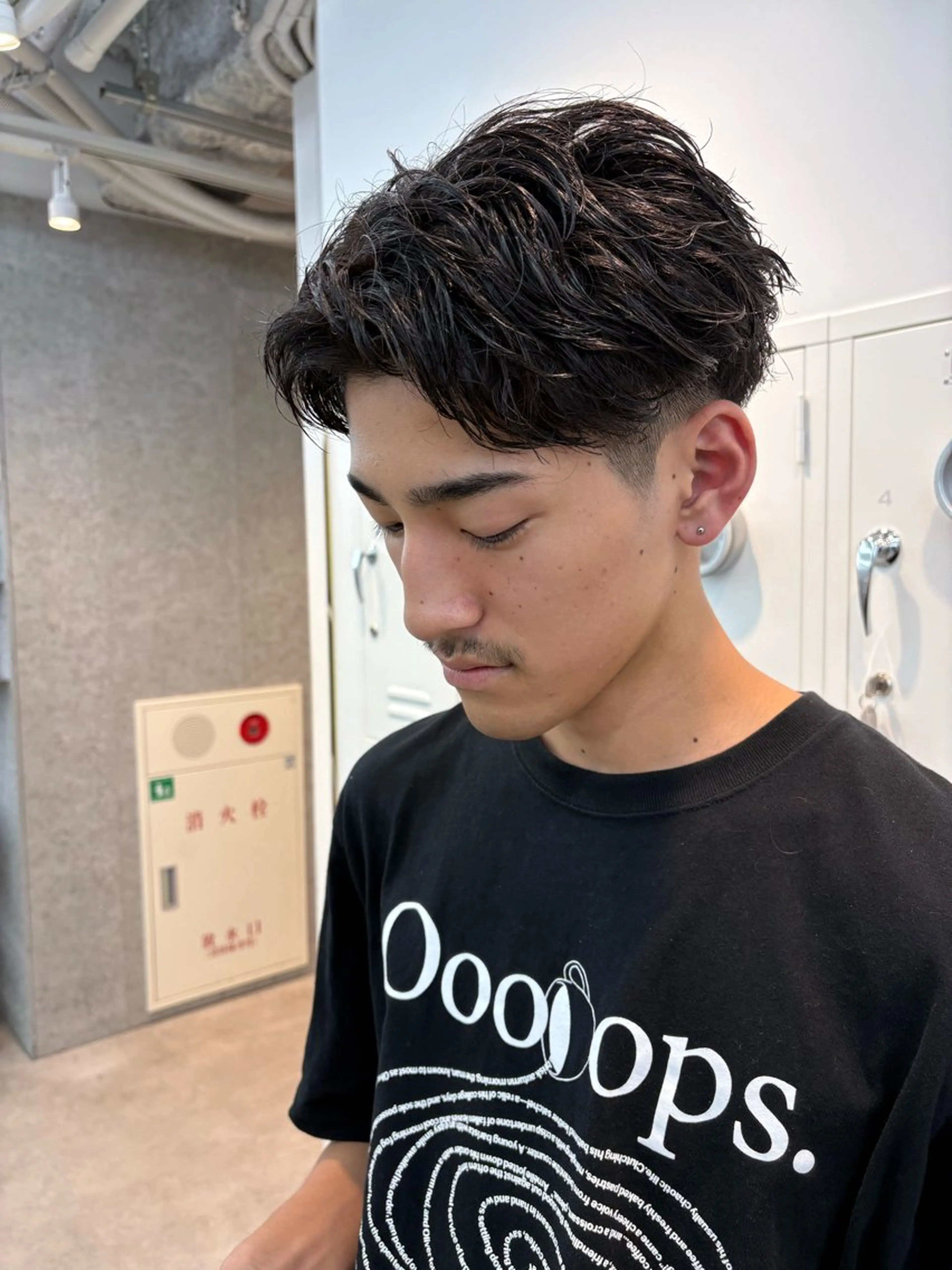 パーマ メンズ パーマ 🌀toa/波巻き✨ /メンズパーマ／栄のヘアスタイル