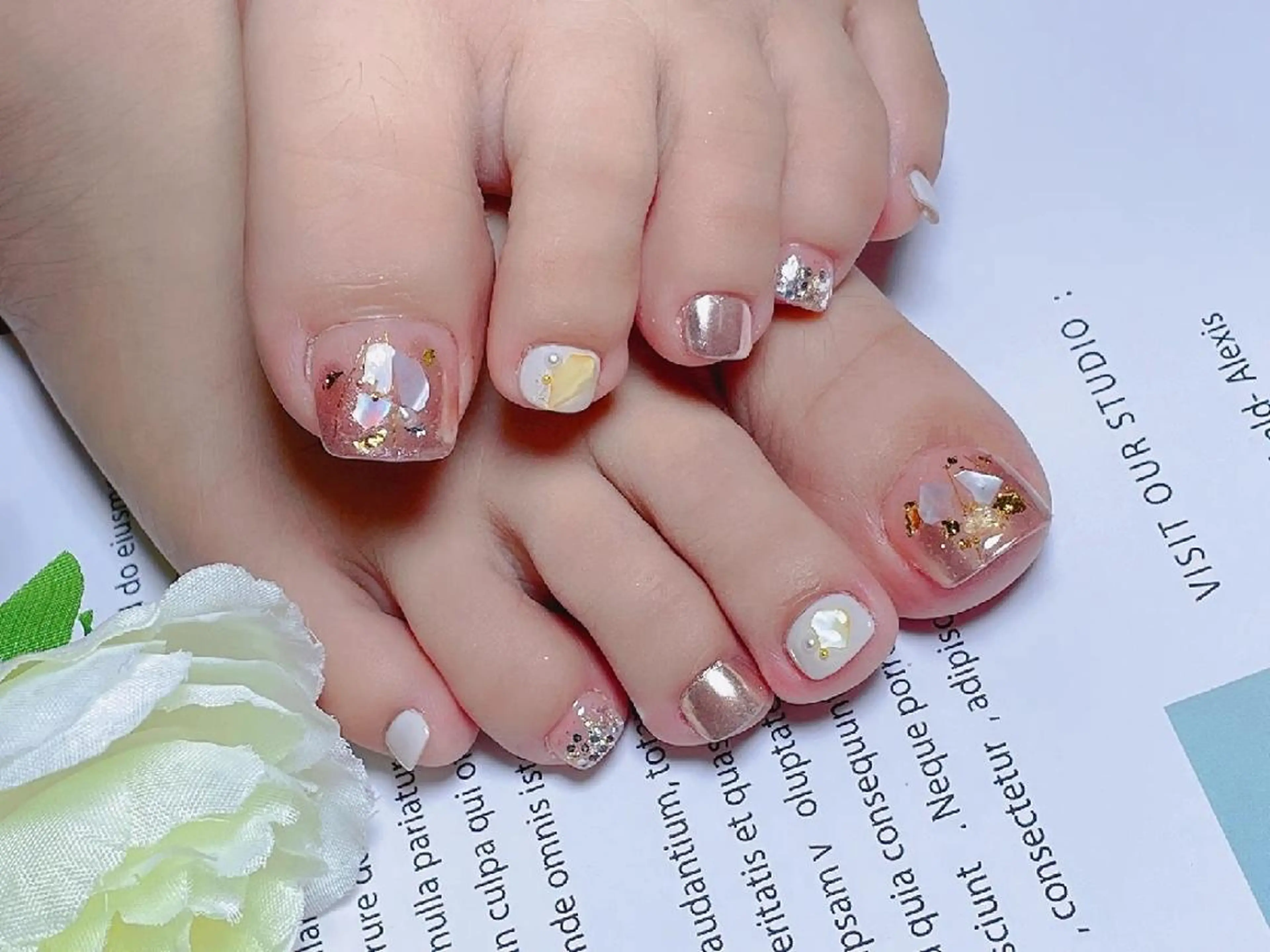 ネイル フットネイル E·U·B ネイル所属・横浜市中区曙町 E·U·Bネイルのネイルデザイン