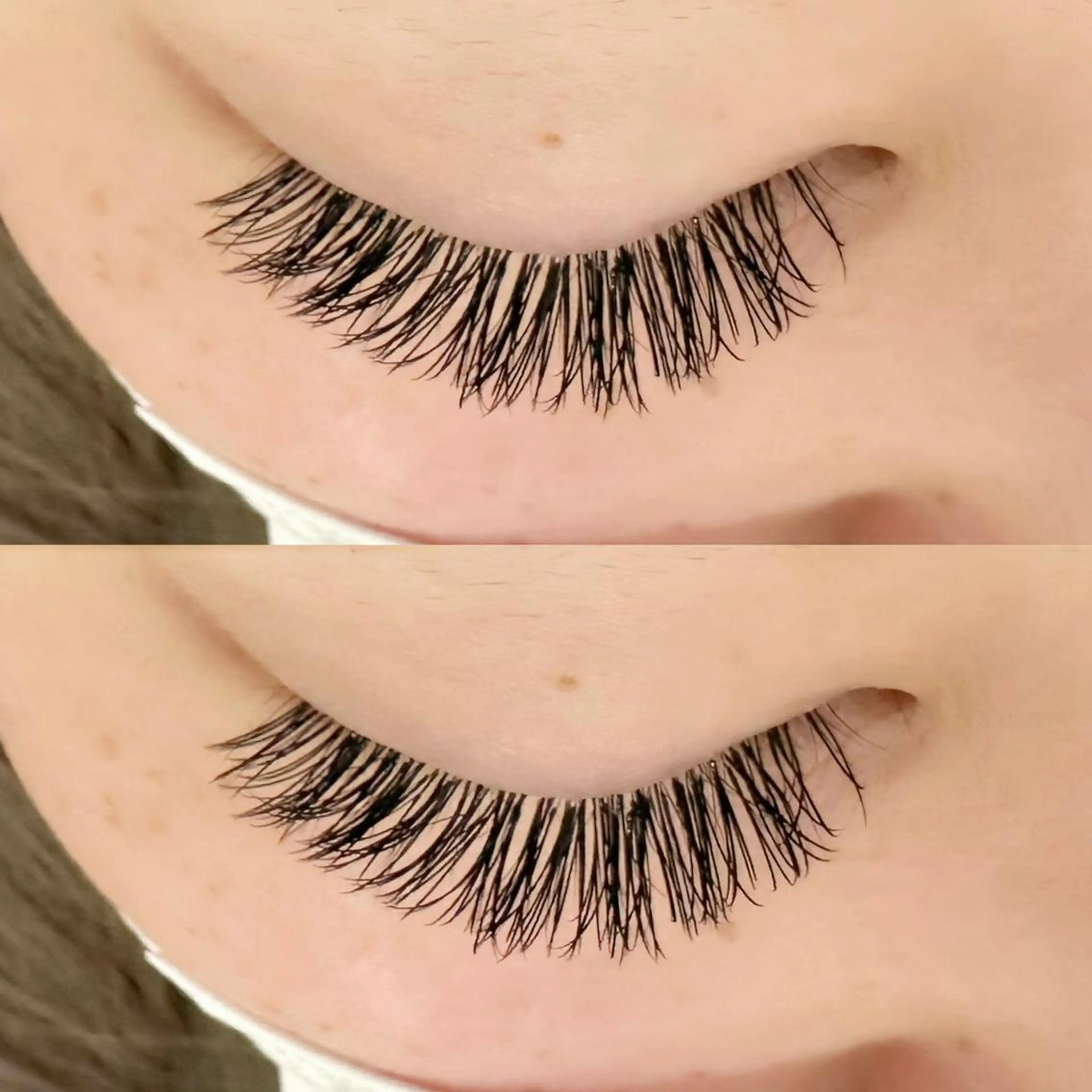 最新技術✨史上最高の持続力✨ボリュームアップ!【ダブルフラットラッシュ】🤍リピーター様5500円の写真