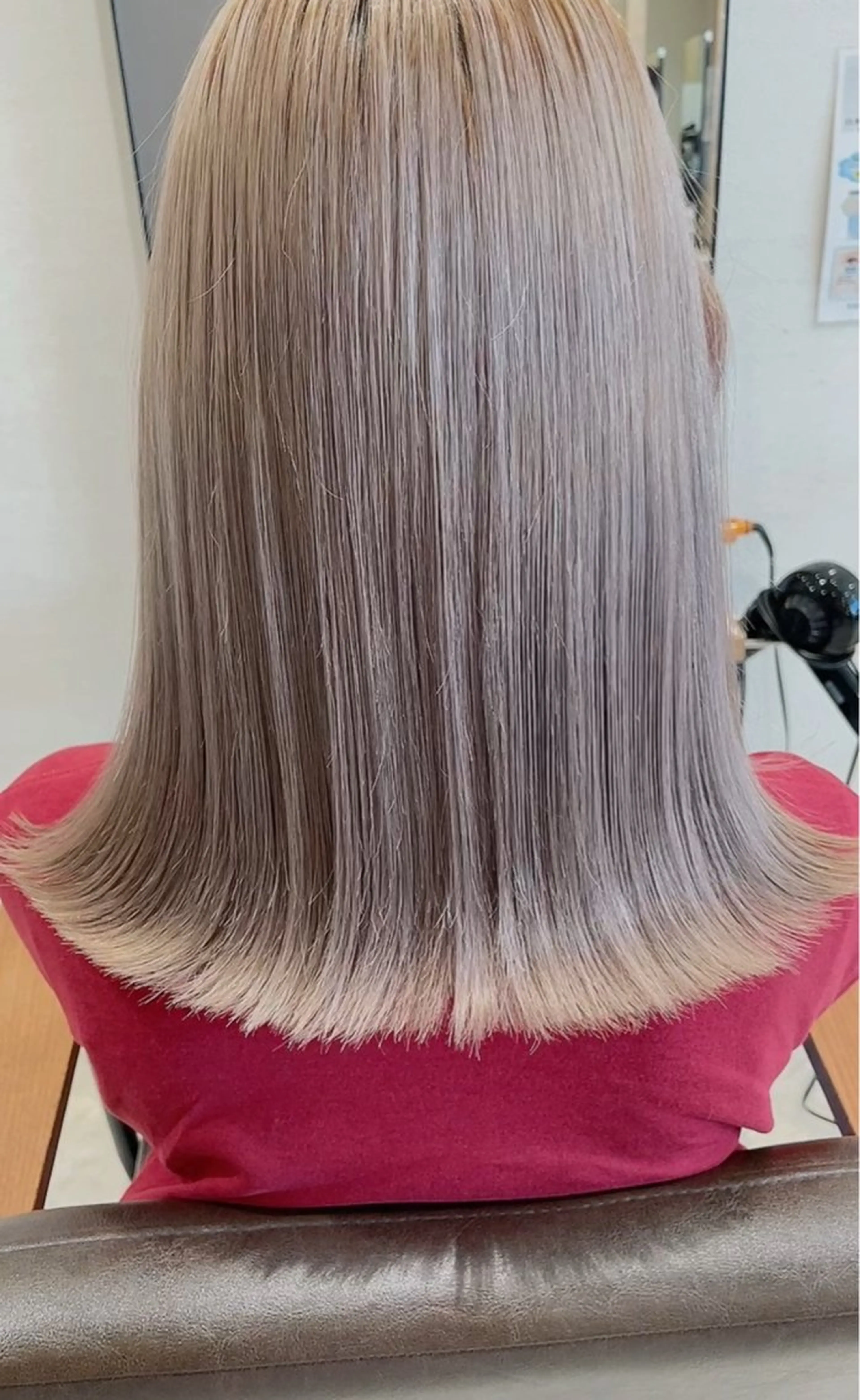 ミディアム カラー ハイトーンカラー 齋藤 拓郎のヘアスタイル