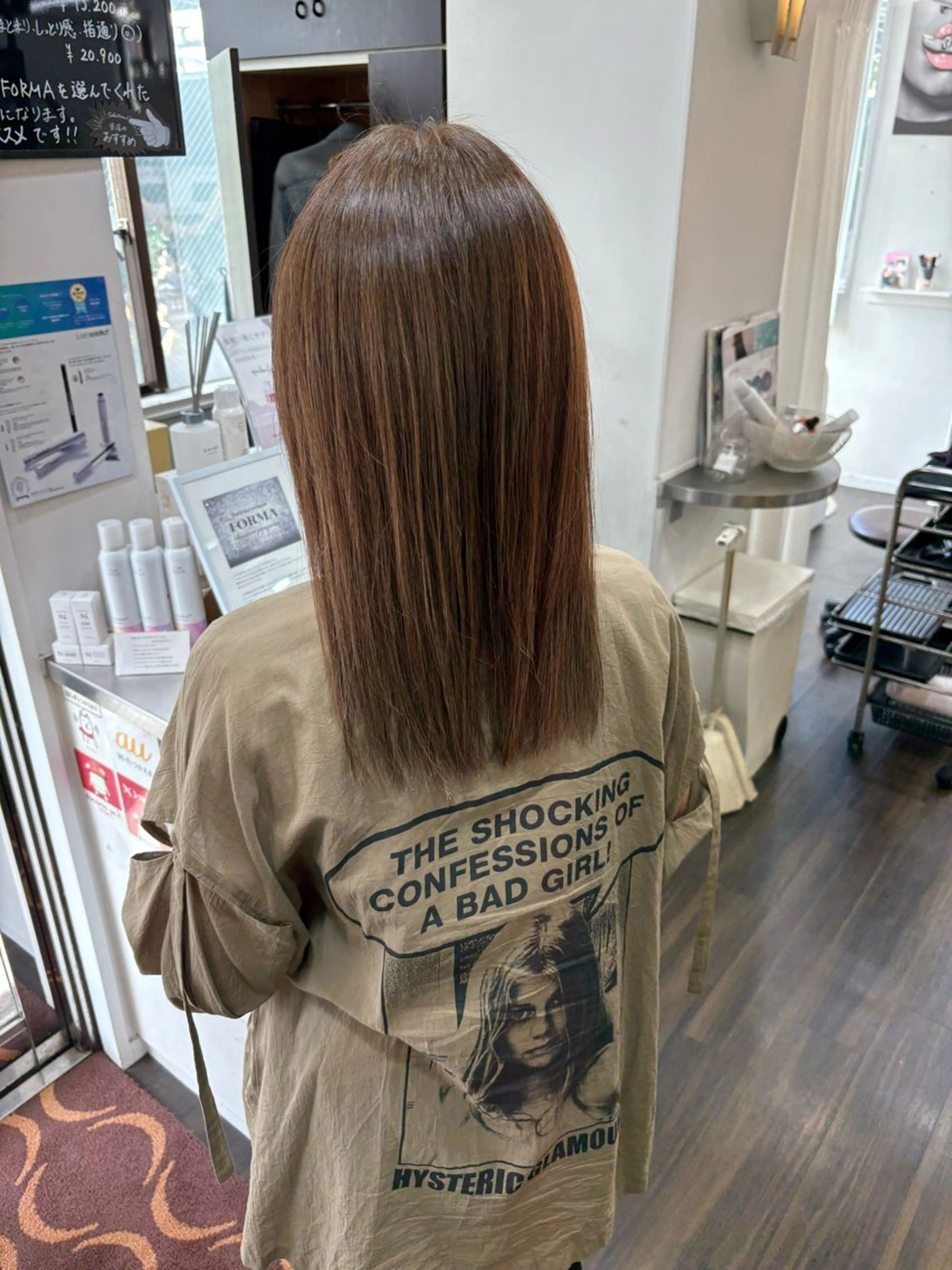 セミロング ヘアカラー トリートメント 髪質改善FORMA 💫S.Katohのヘアスタイル