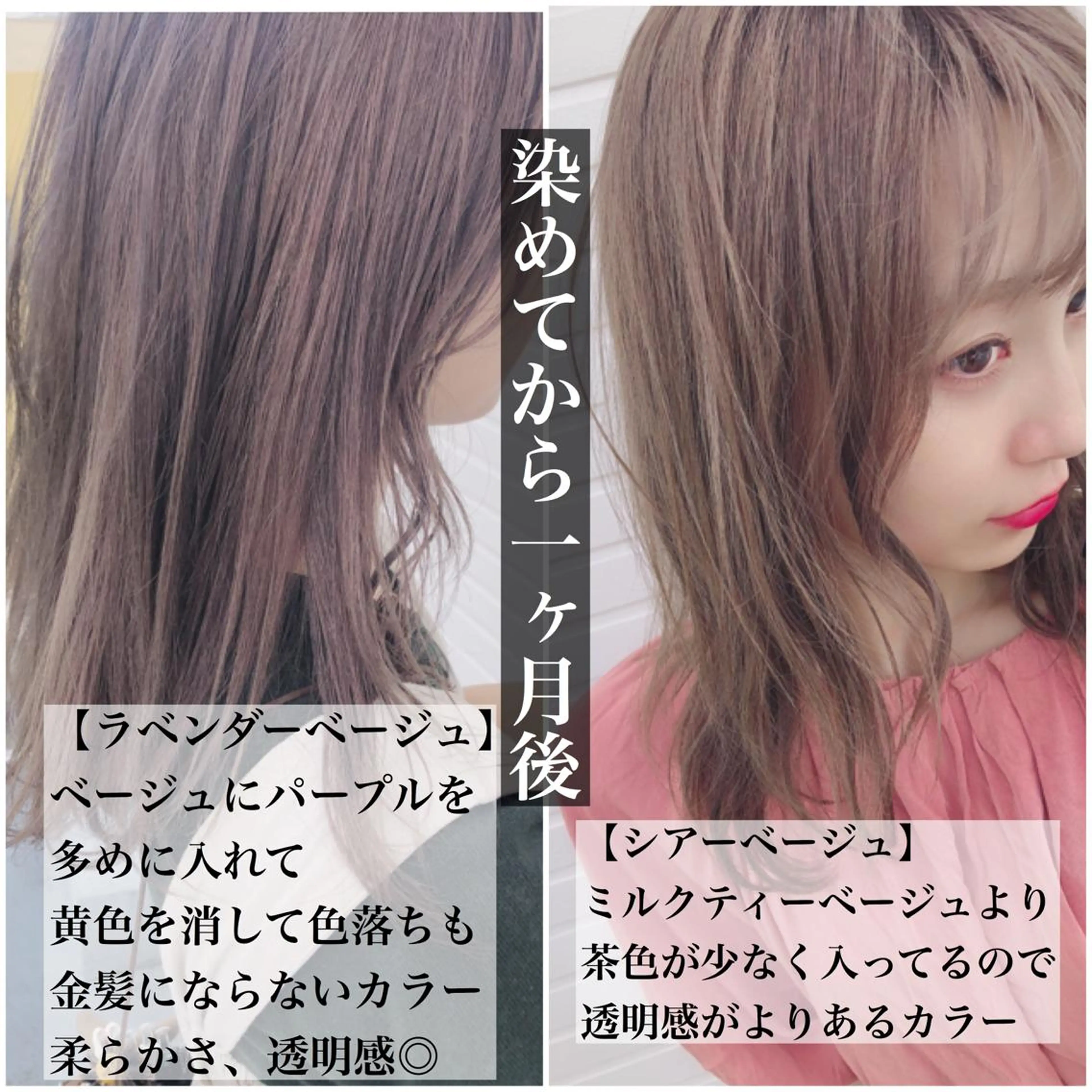 セミロング カラー ヘアアレンジ ベージュカラー ブリーチ グレージュ ハイライトカラー ミルクティーベージュ 外苑前NO.1艶髪 透明感カラーのヘアスタイル