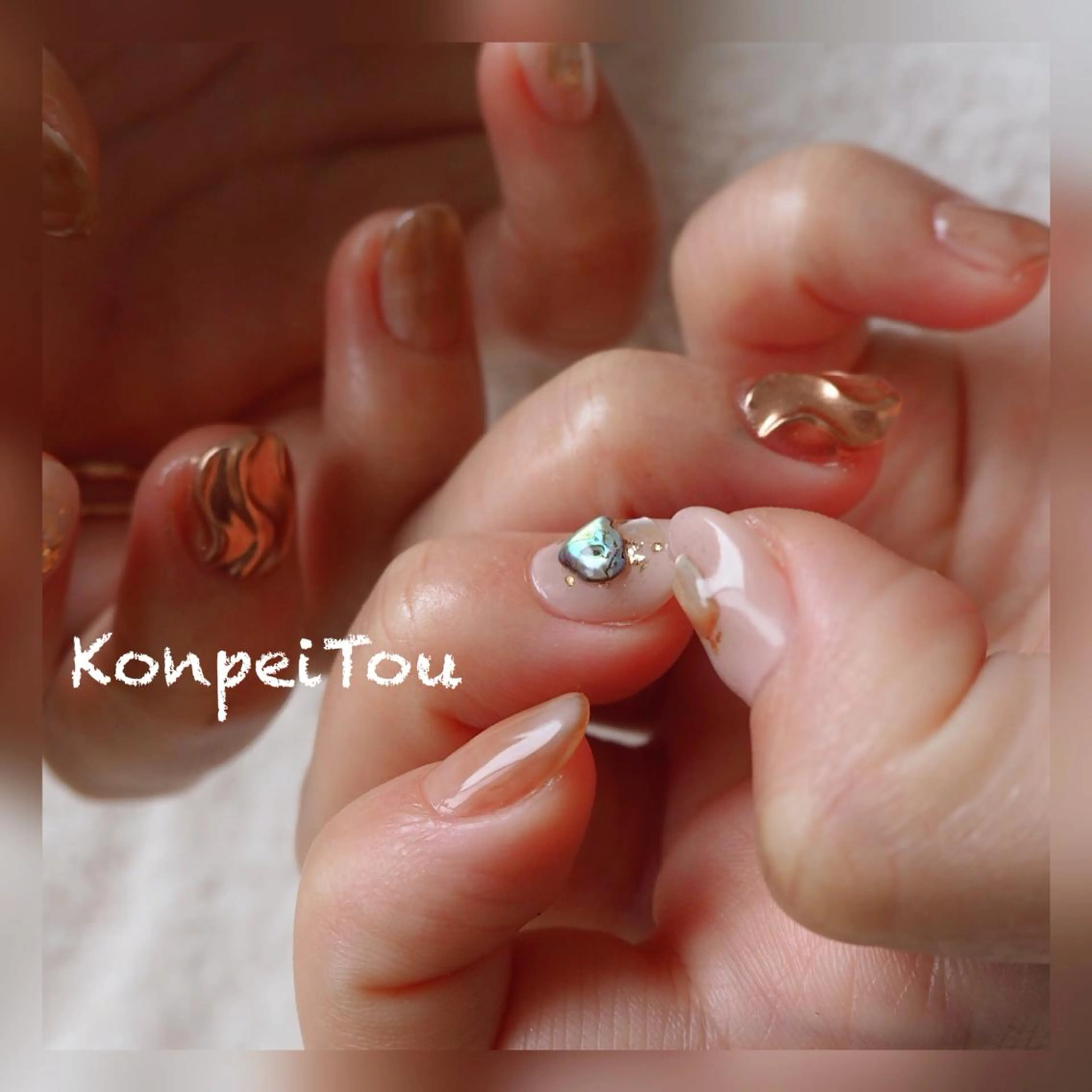 【初回特典】新規ハンドジェル *ベースカラー2色まで&アート6本まで *持込みデザイン可の写真