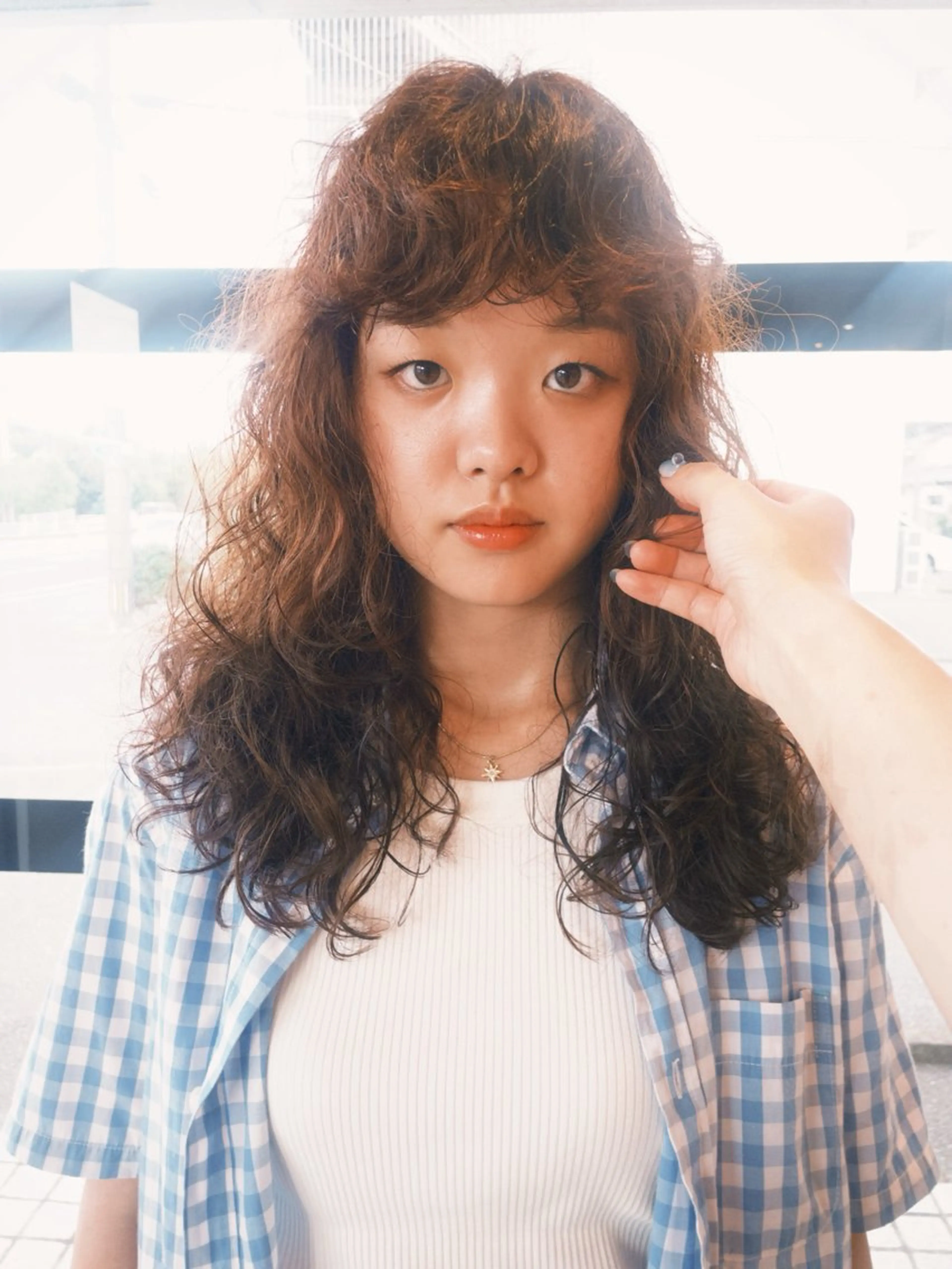 カット+パーマ+フルカラーの写真