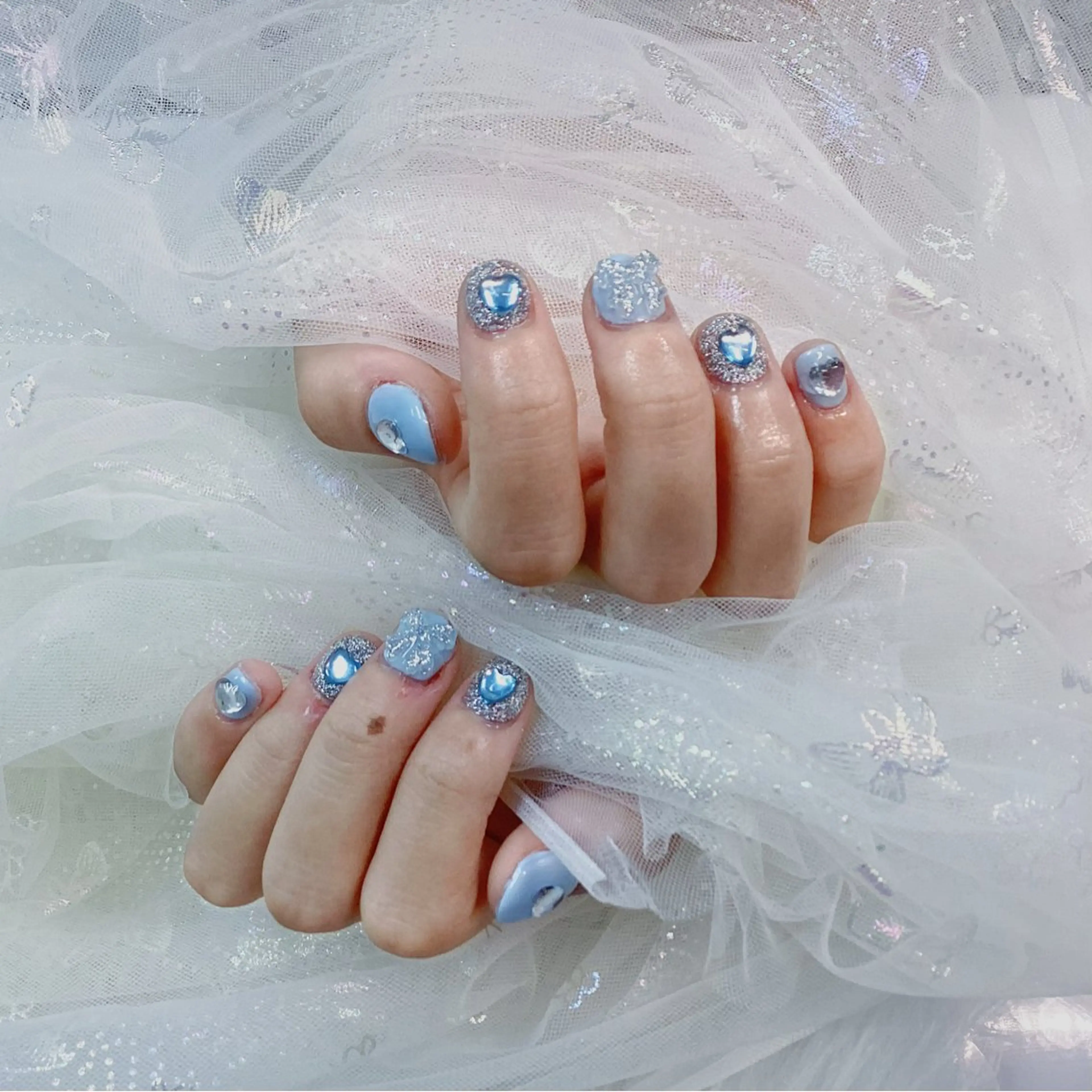 ネイル パーツ全部¥110 サロンミミのネイルデザイン