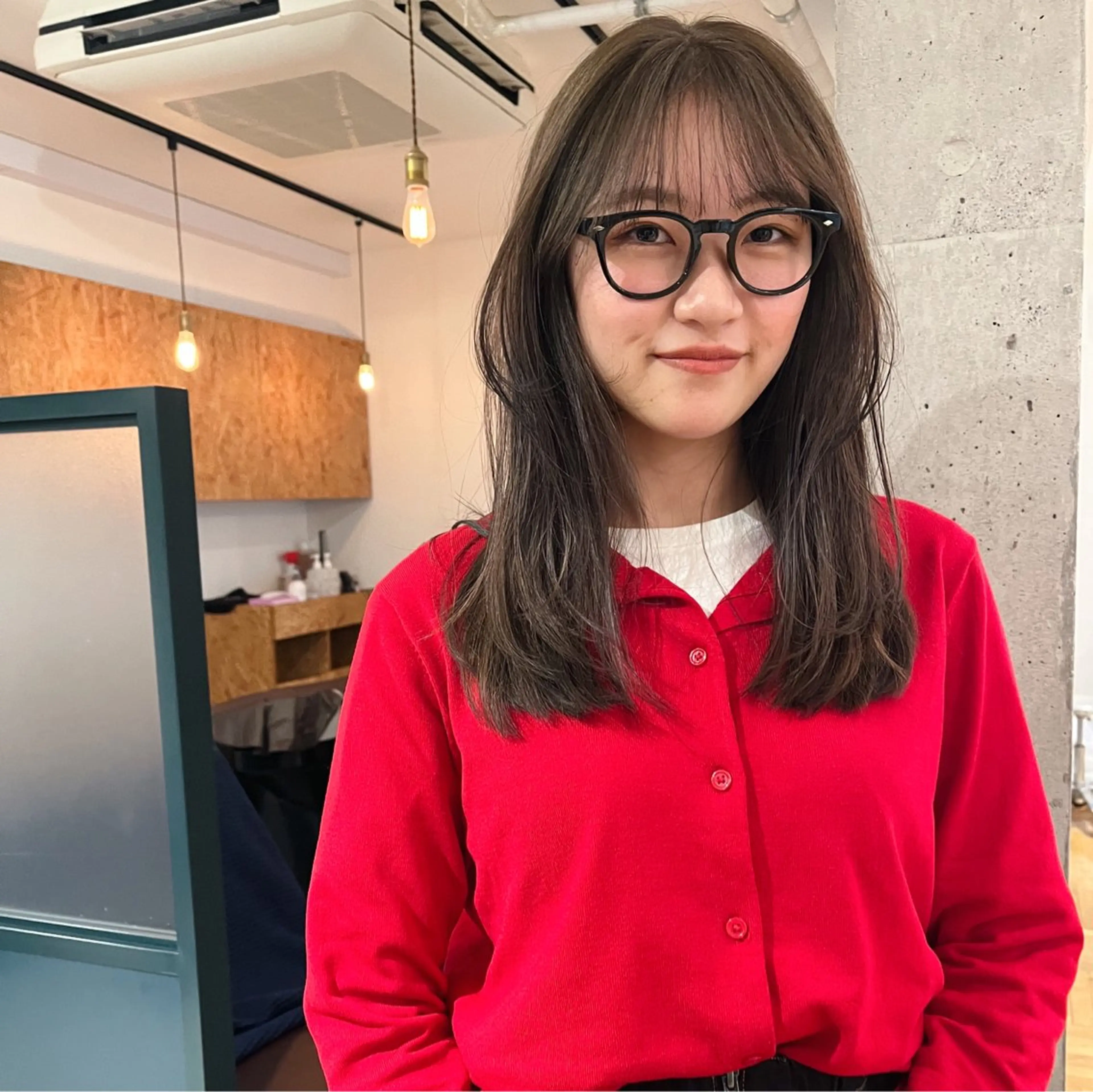 セミロング レイヤーカット 暖色/パーマ 🌼クニトウメイのヘアスタイル