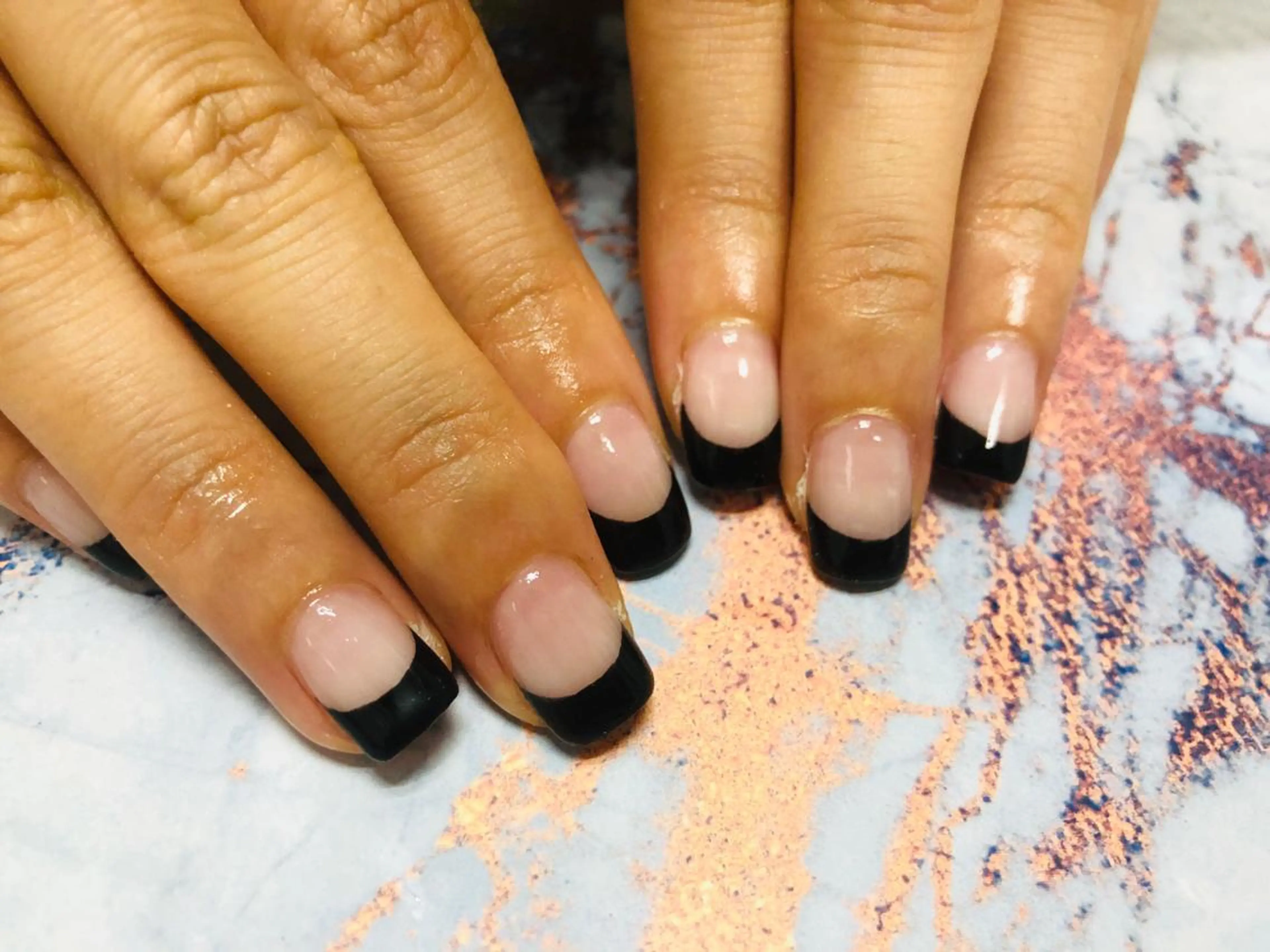 ネイル フレンチネイル Mogu nail 二子玉川のネイルデザイン