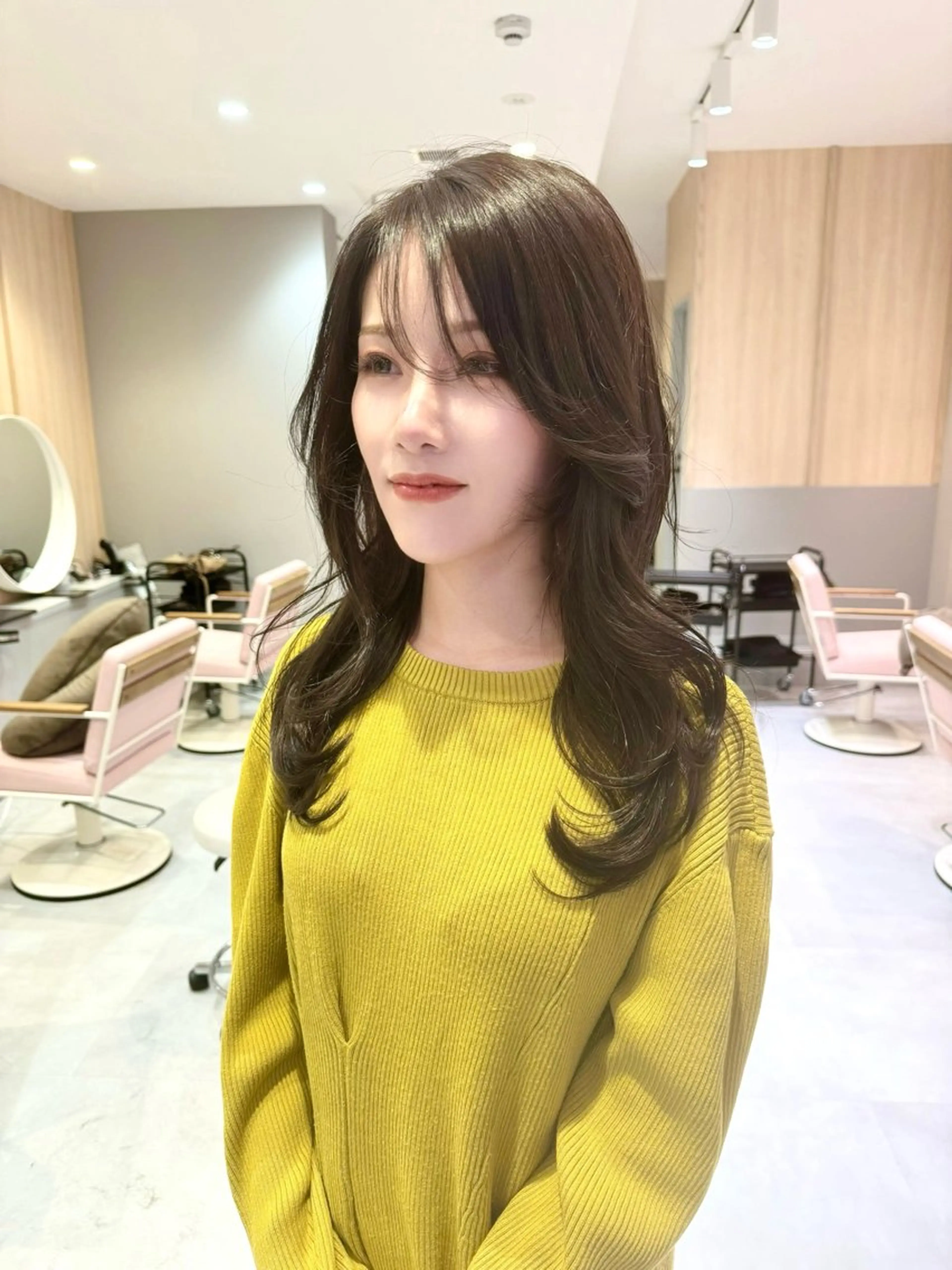 セミロング カラー カット ヘアカラー トリートメント ヘアセット ✂️似合わせの魔術師 石田一樹✂️のヘアスタイル