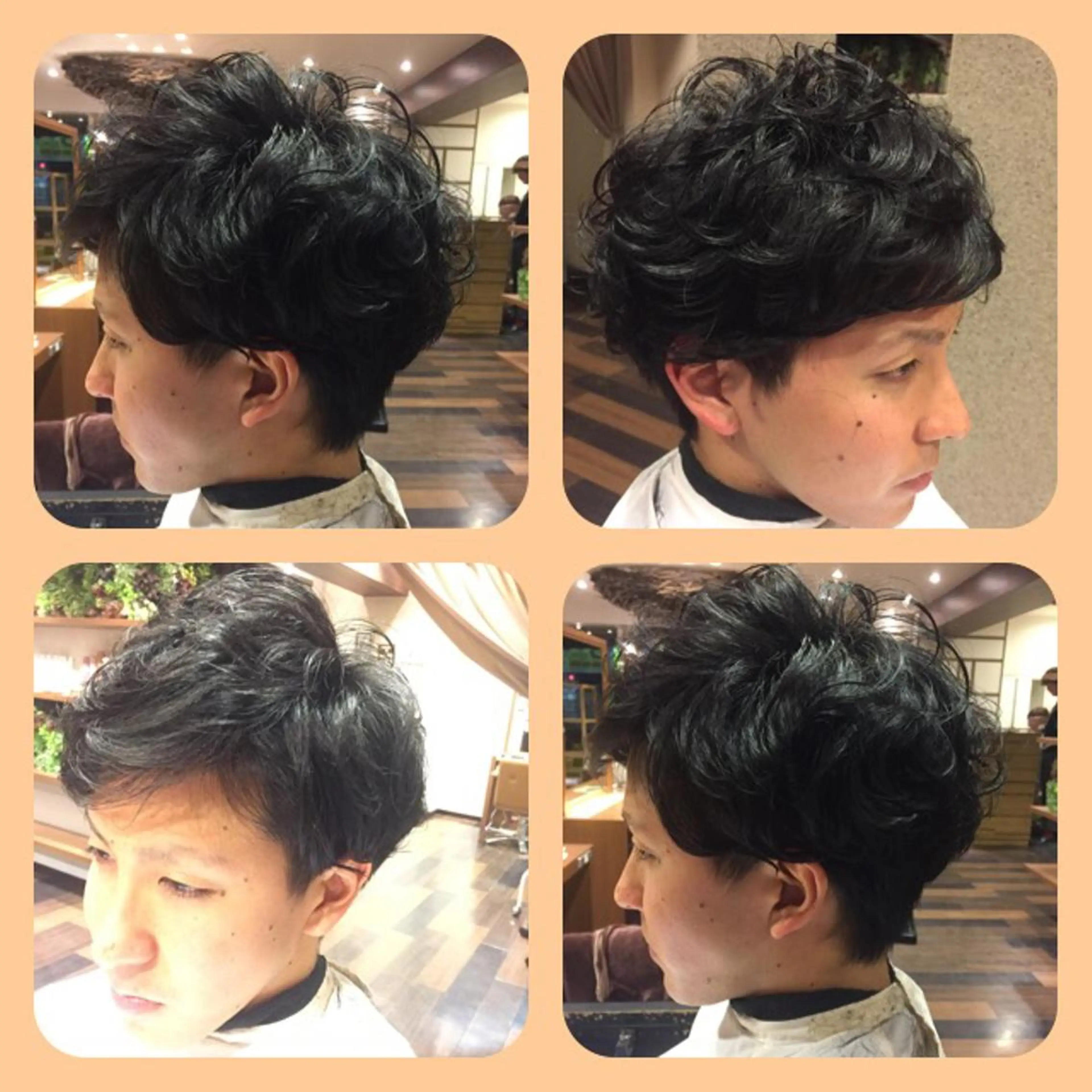 ショート パーマ メンズ 伊藤 優希のヘアスタイル