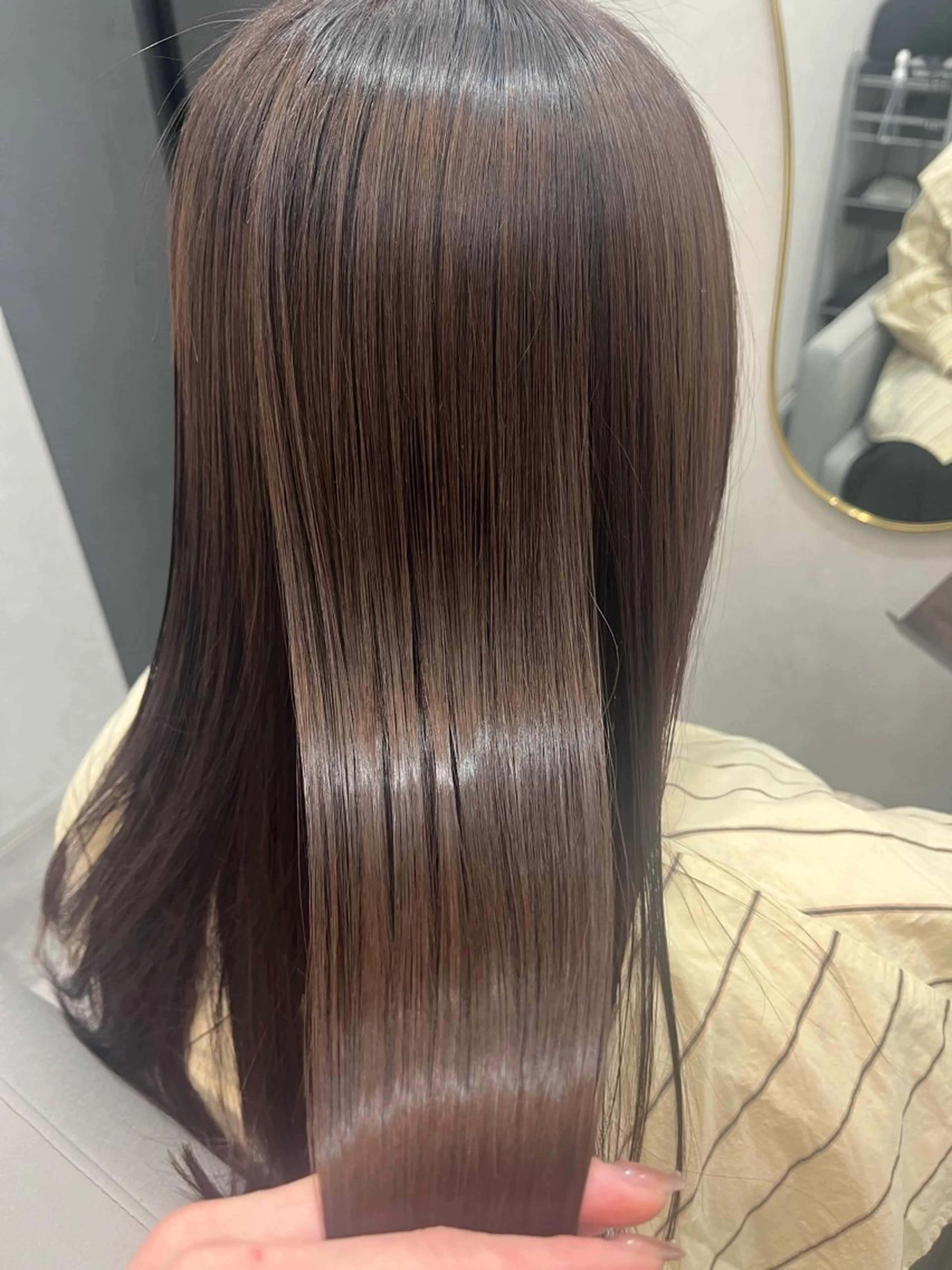 ロング カラー トリートメント 水島 悠香子のヘアスタイル